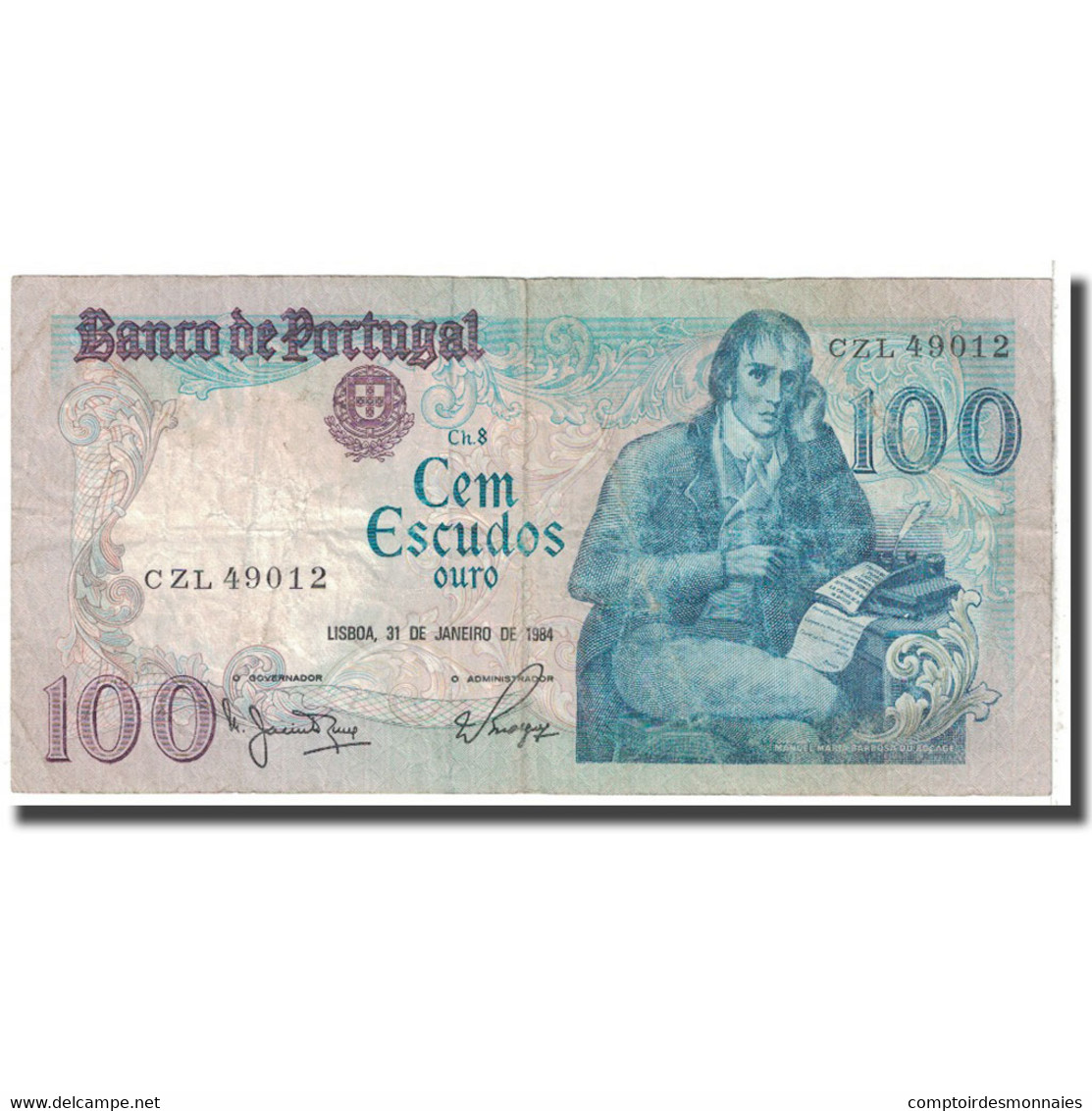 Billet, Portugal, 100 Escudos, 1984, 1984-01-31, KM:178c, TB - Portugal