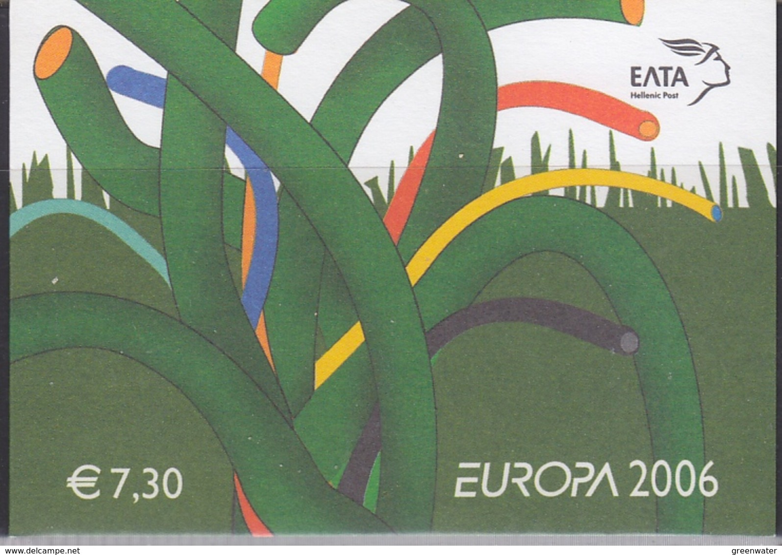 Europa Cept 2006 Greece Booklet ** Mnh (41393) @ Face Value - 2006