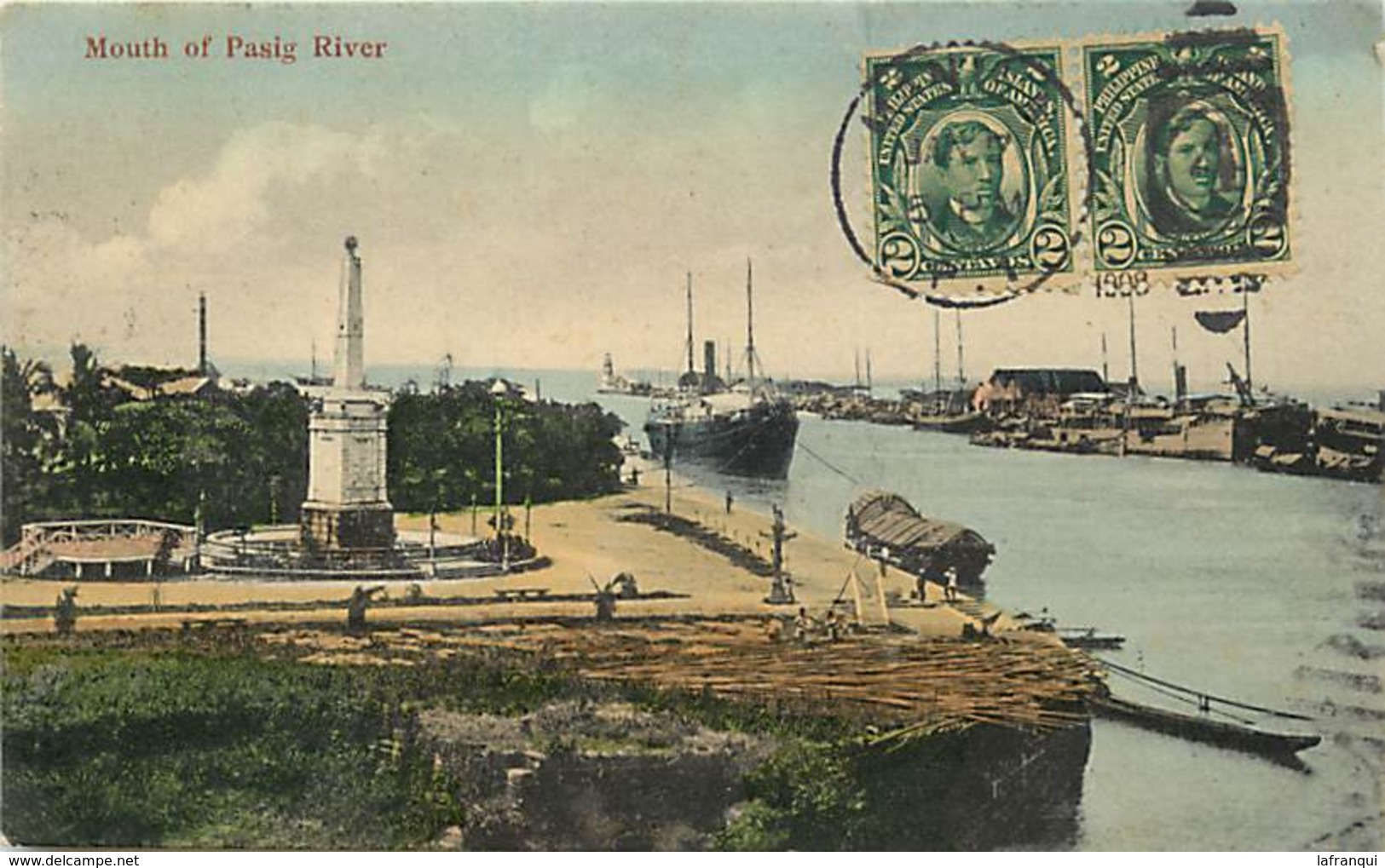 Pays Div -ref N781- Philippines - Manille - Manila - Mouth Of Pasig River - Carte Bon Etat  - - Philippines