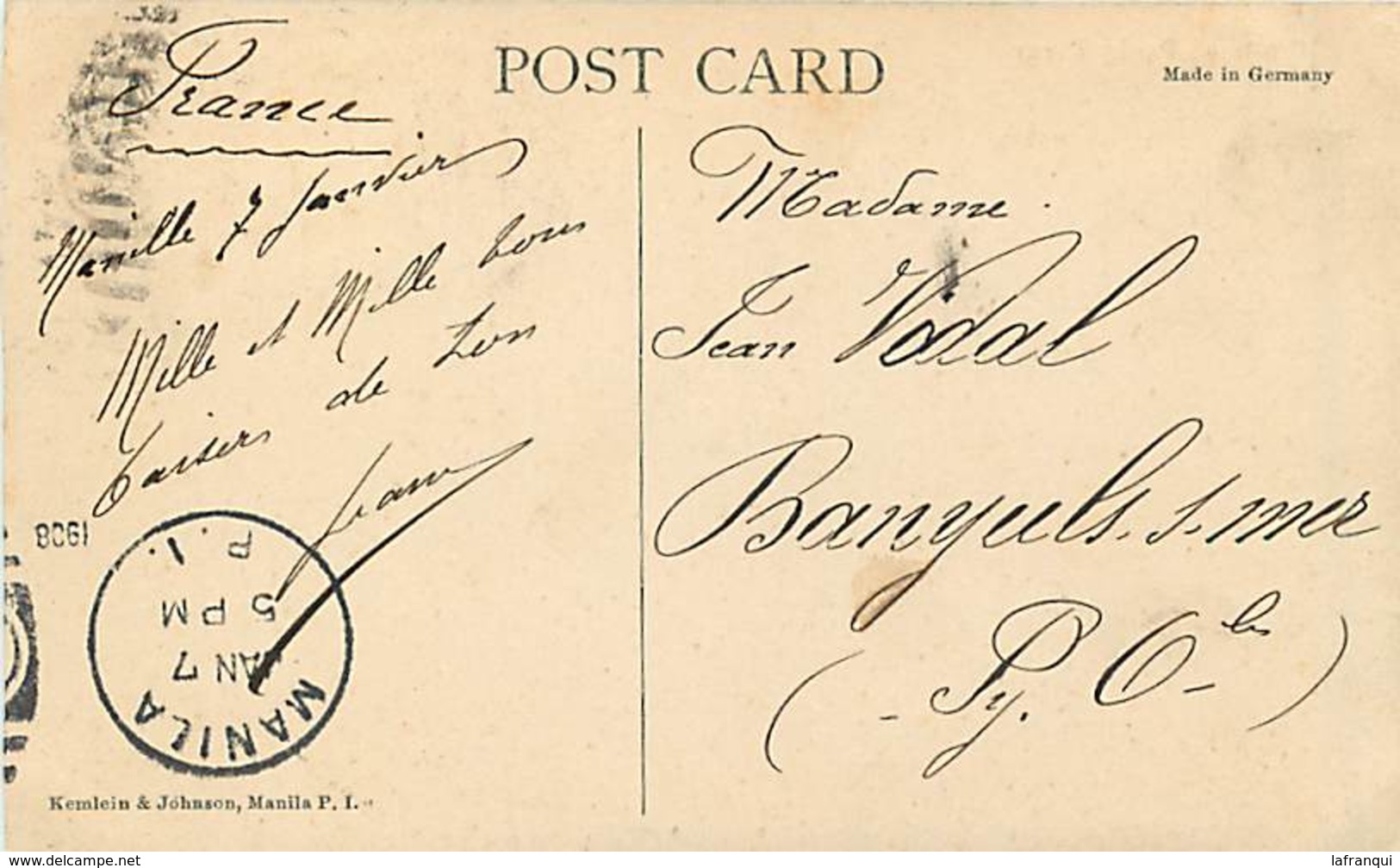 Pays Div -ref N781- Philippines - Manille - Manila - Mouth Of Pasig River - Carte Bon Etat  - - Philippines