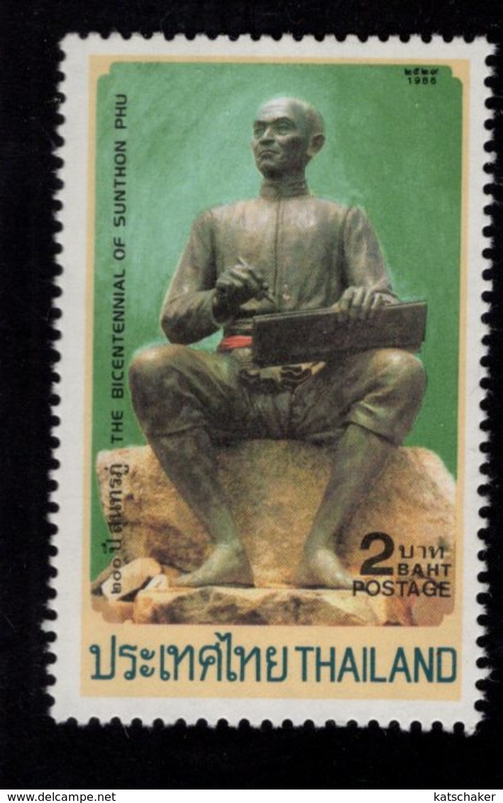 675497755 THAILAND 1986  POSTFRIS MINT NEVER HINGED POSTFRISCH EINWANDFREI SCOTT 1144 STATUE OF SUNTHON PHU - Thaïlande