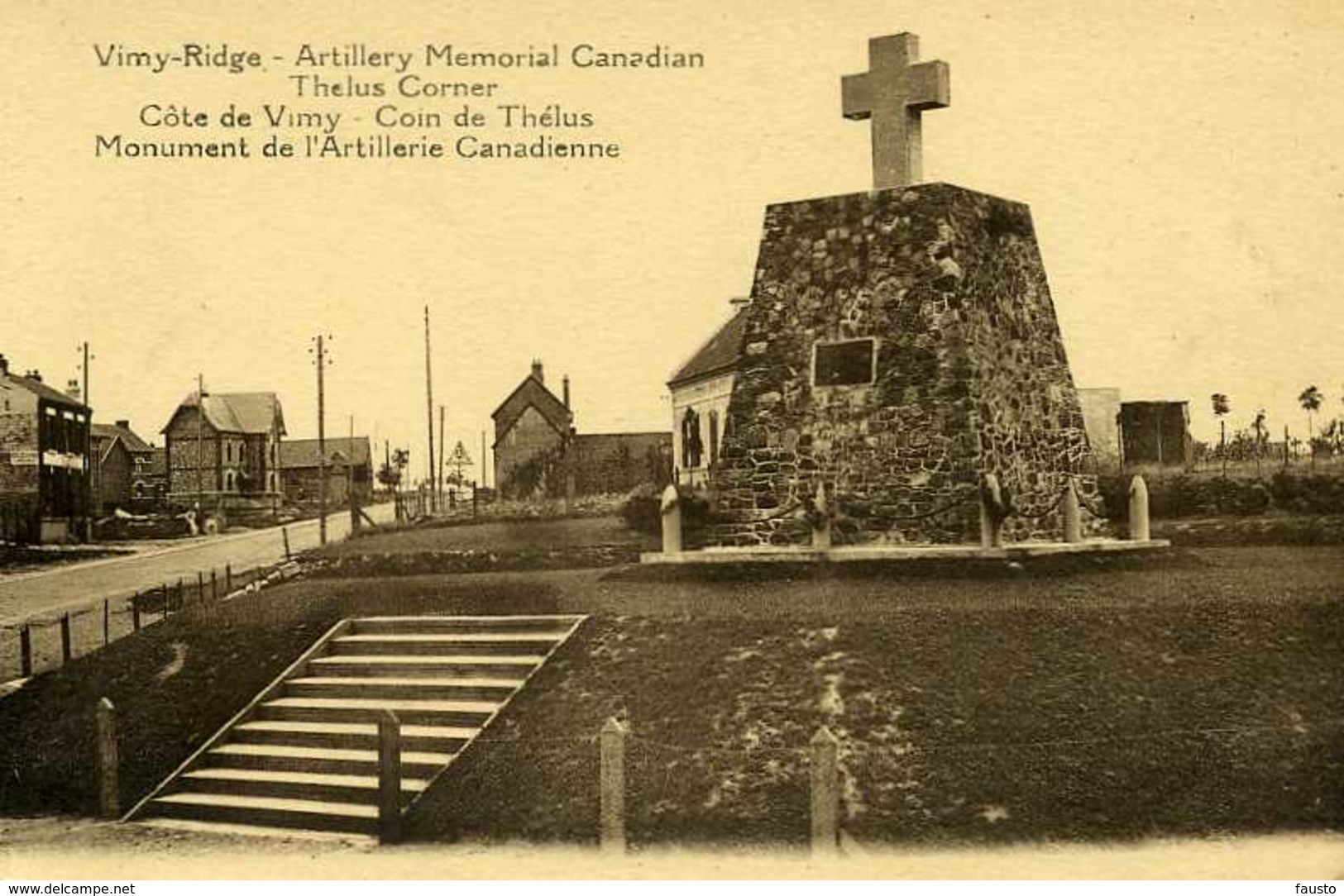 Vimy Ridge Artillery Memorial Canadian Côte De Vimy Coin De Thélus - Autres & Non Classés