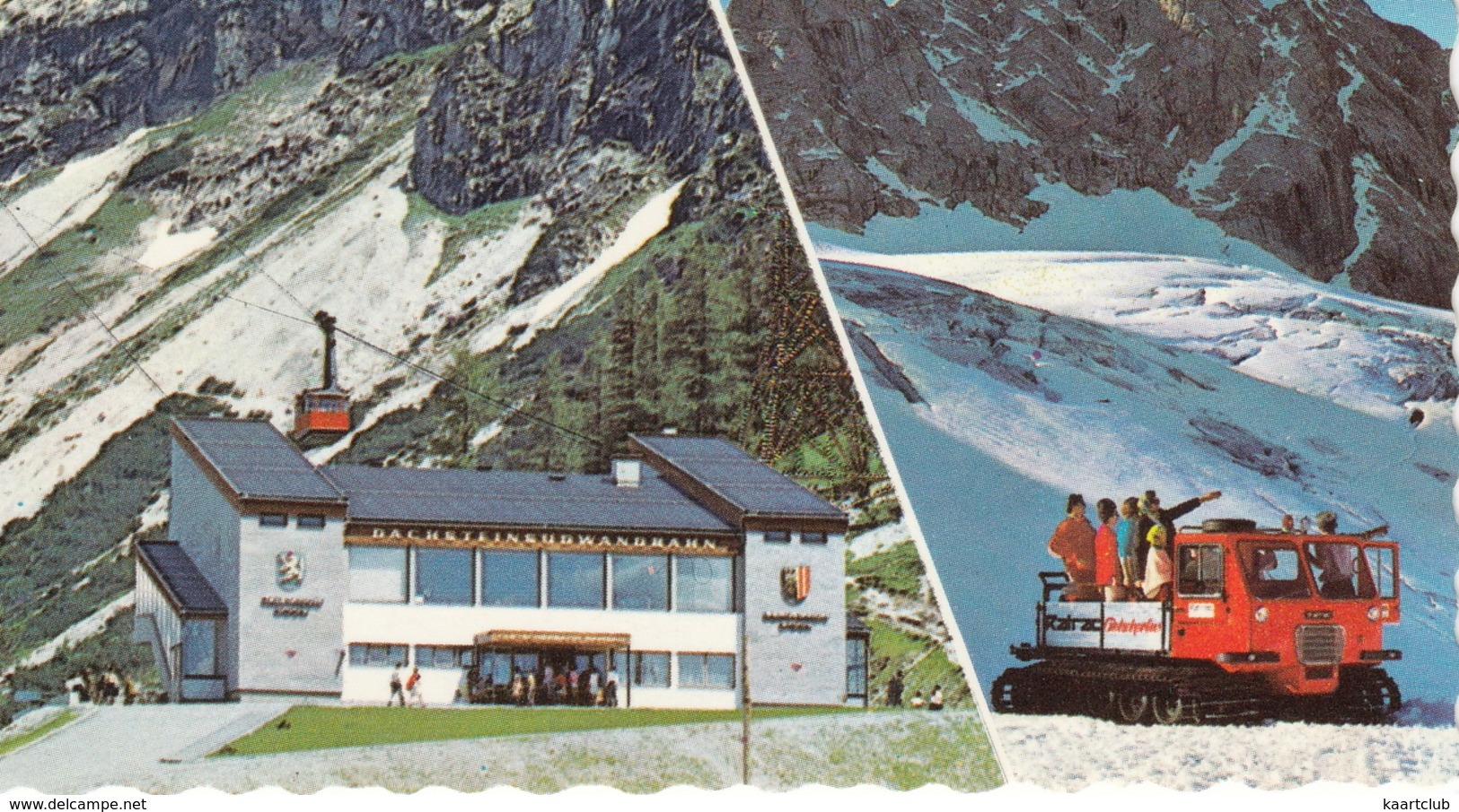 Ramsau:  THIOKOL SNOWCAT, Gletscherbahn , Dachsteinsudwandbahn - (Austria) - 1972 - Toerisme