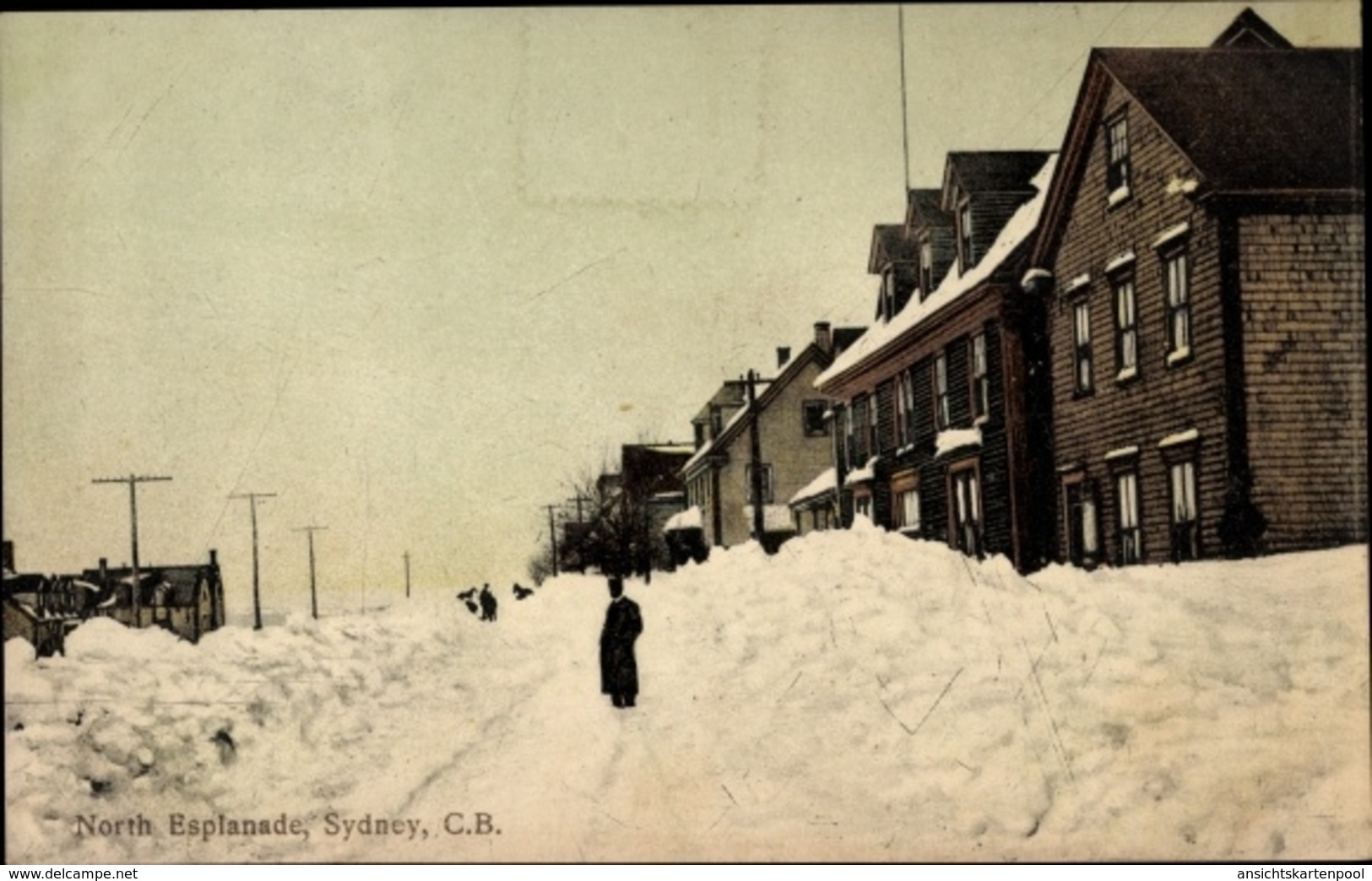 Cp Sydney Nova Scotia Kanada, View Of The North Esplanade - Other & Unclassified