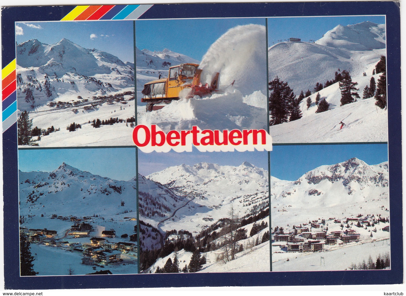 Obertauern: MERCEDES-BENZ UNIMOG U100  Snow Blower  - Wintersport, Salzburger Land - (Austria) - Toerisme