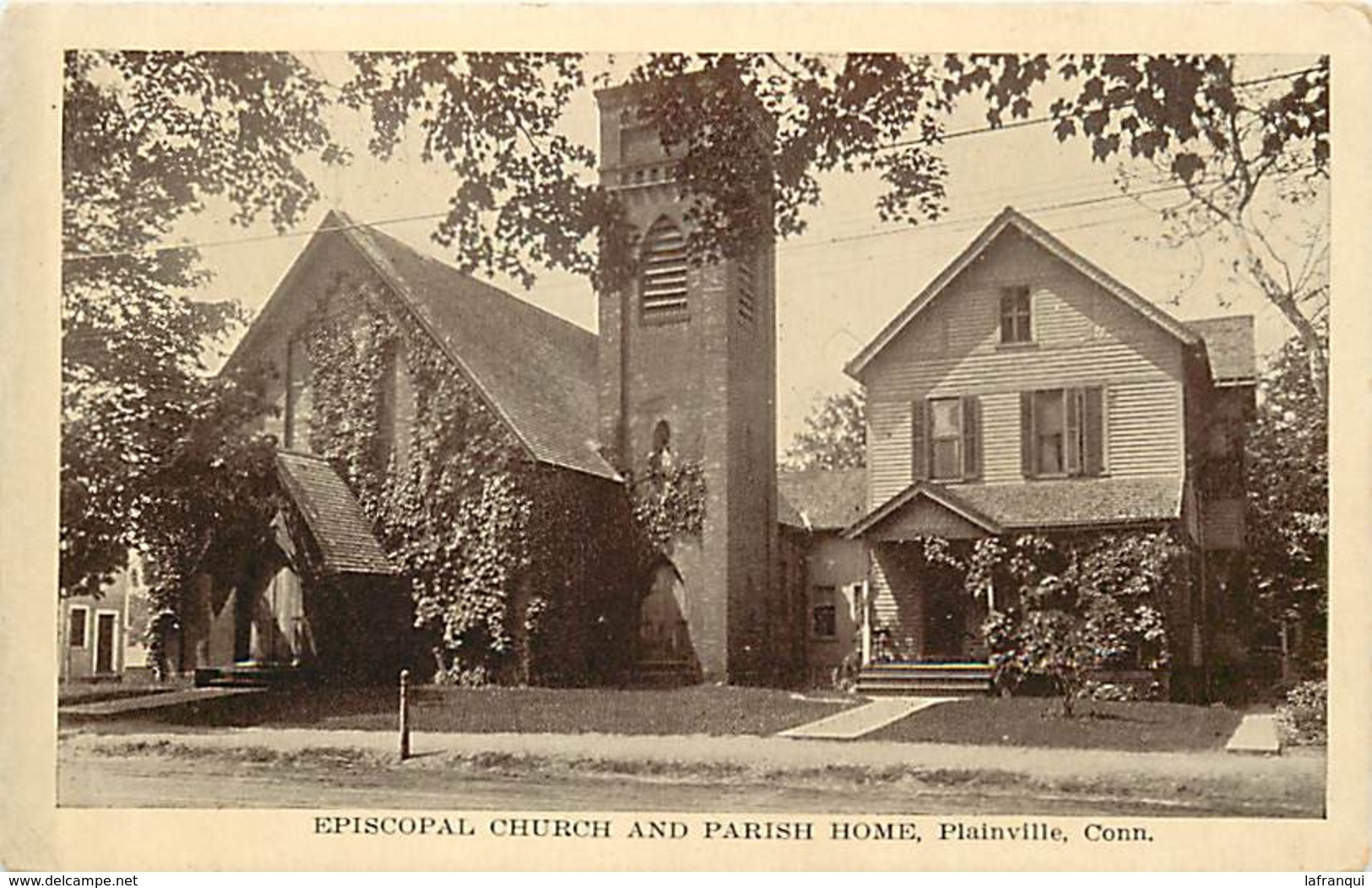 Pays Div -ref N761- Etats Unis D Amerique - Usa - United States Of America - Episcopal Church -plainville - - Autres & Non Classés