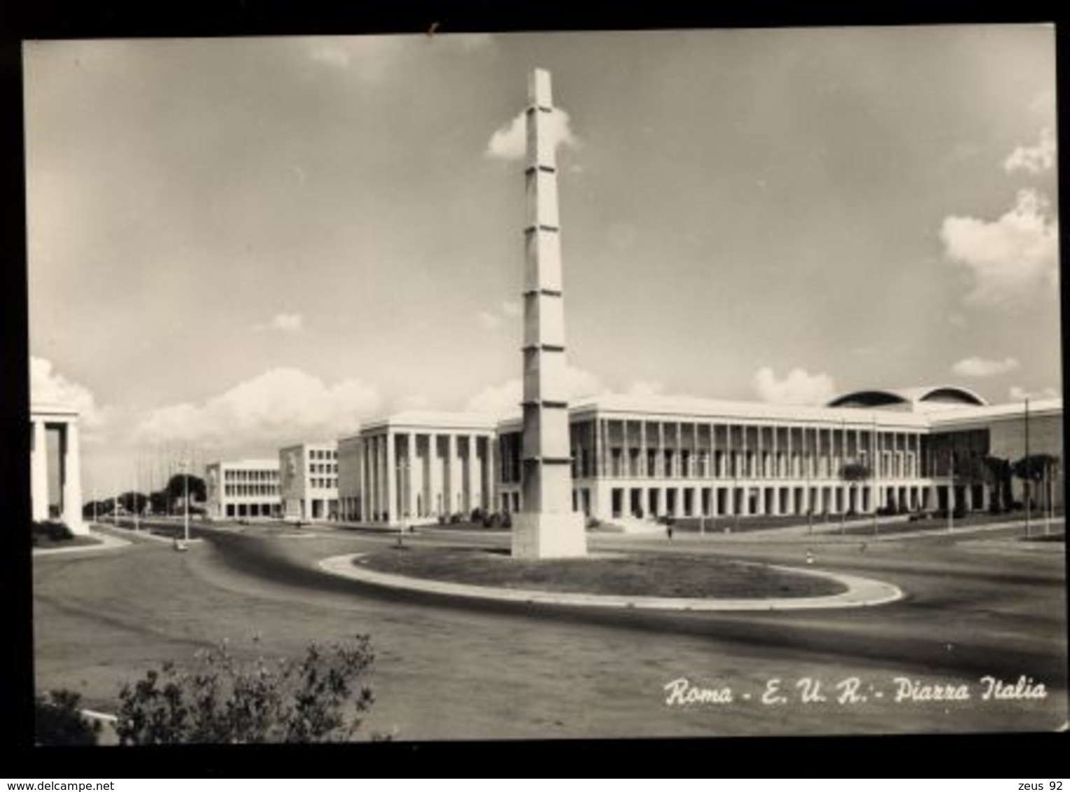 B9084 ROMA - EUR - PIAZZA ITALIA E STELE DI MARCONI - Altri & Non Classificati