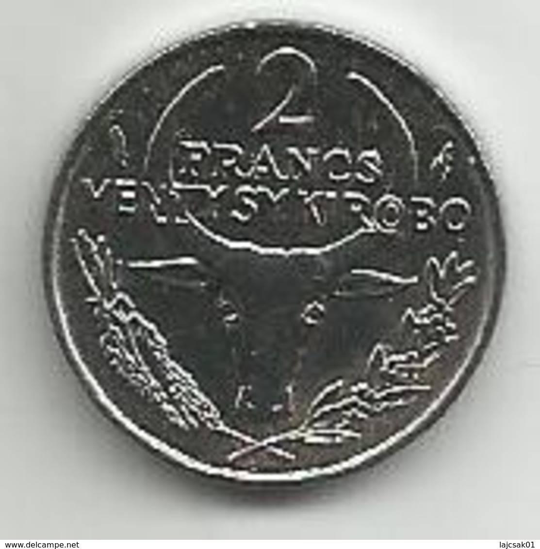 Madagascar 2 Francs 1987. UNC KM#9 - Madagascar