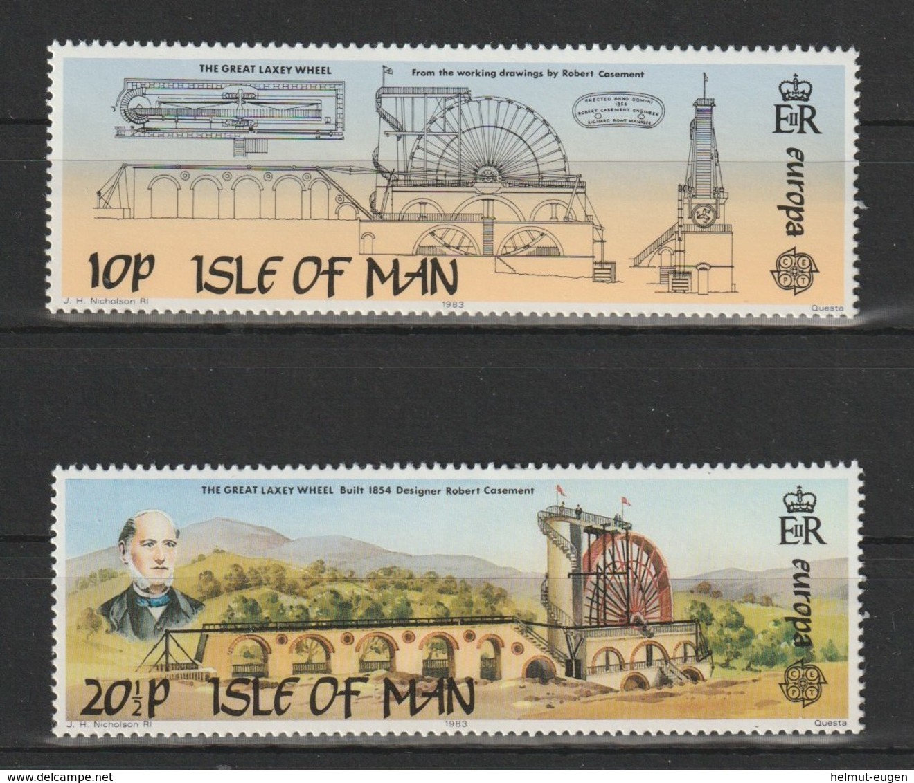 MiNr. 240 - 241 Großbritannien - Isle Of Man / 1983, 18. Mai. Europa: Große Werke Des Menschlichen Geistes. - Unclassified