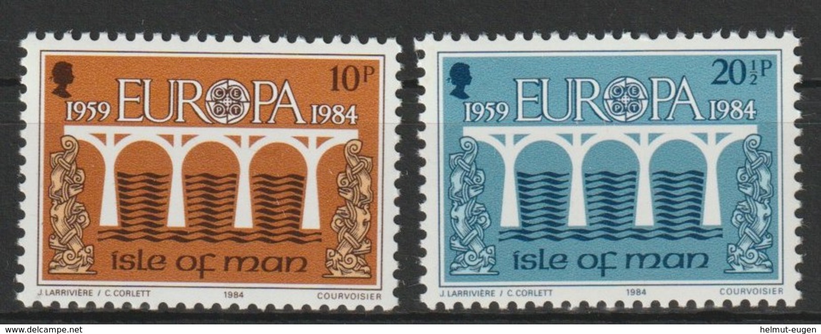 MiNr. 261 - 262 Großbritannien - Isle Of Man / 1984, 27. April. Europa: 25 Jahre Europäische Konferenz Der Verwaltungen - Sin Clasificación