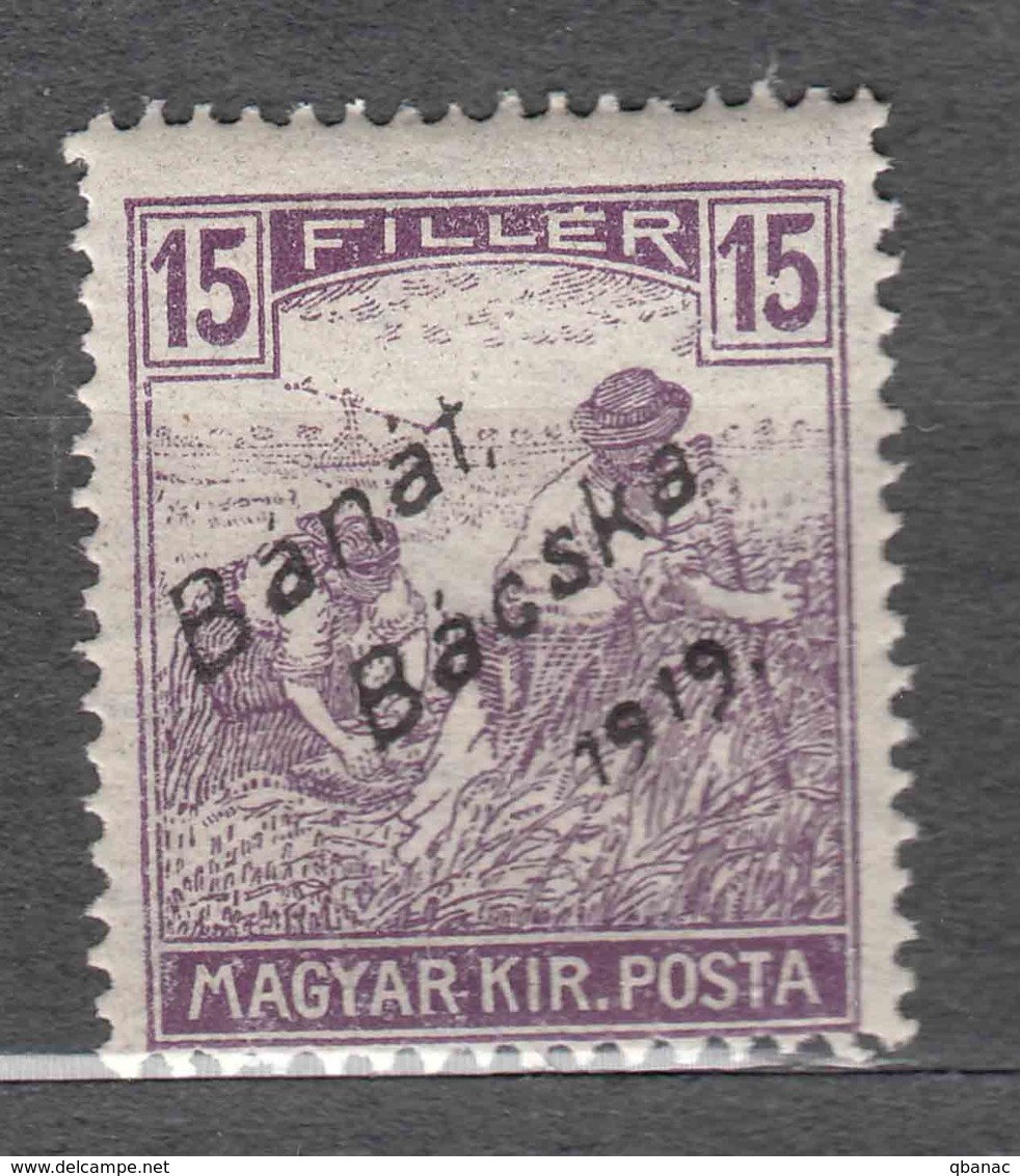 Hungary Banat Bacska 1919 Mi#10 Mint Hinged - Banat-Bacska