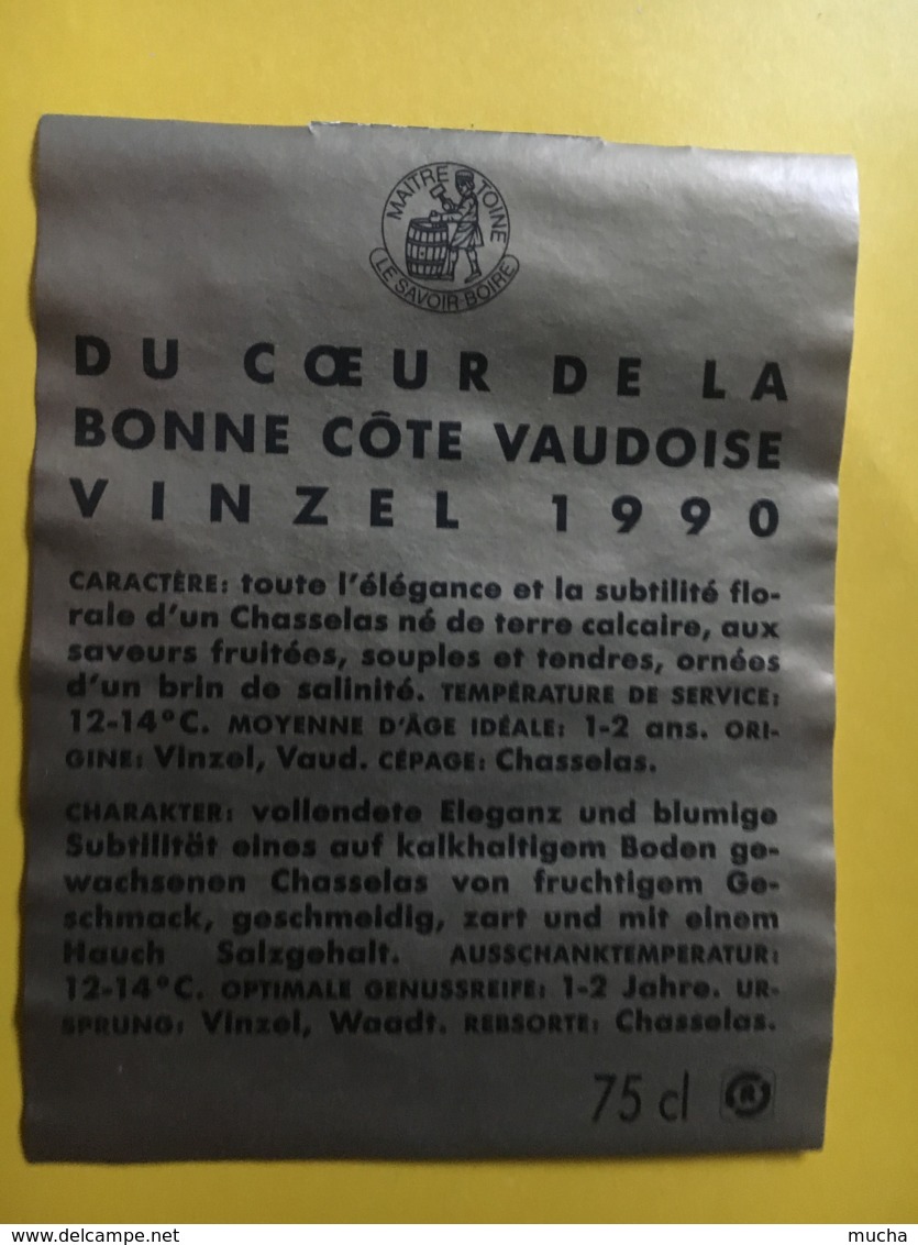 9070 - Vinzel 1990 Suisse Pêcheur Et  Sa Prise Artiste : Alex Hanimann - Art