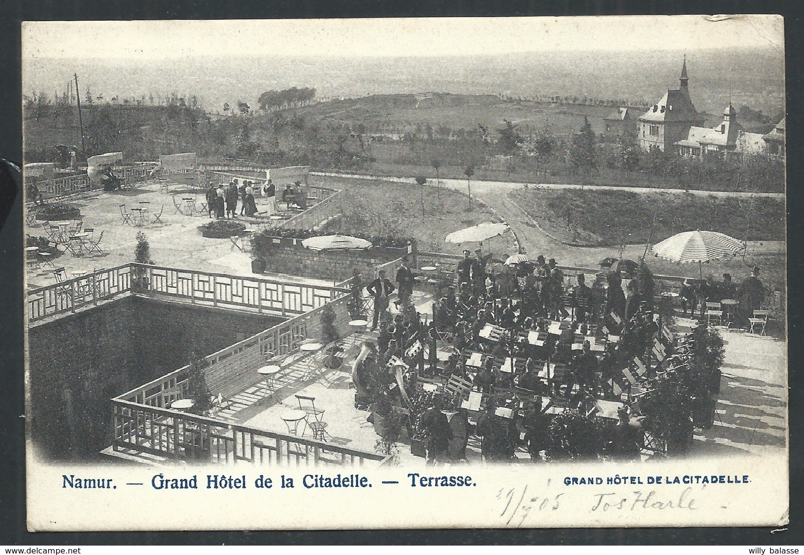 +++ CPA - NAMUR - Grand Hôtel De La Citadelle - Terrasse - Orchestre   // - Namur