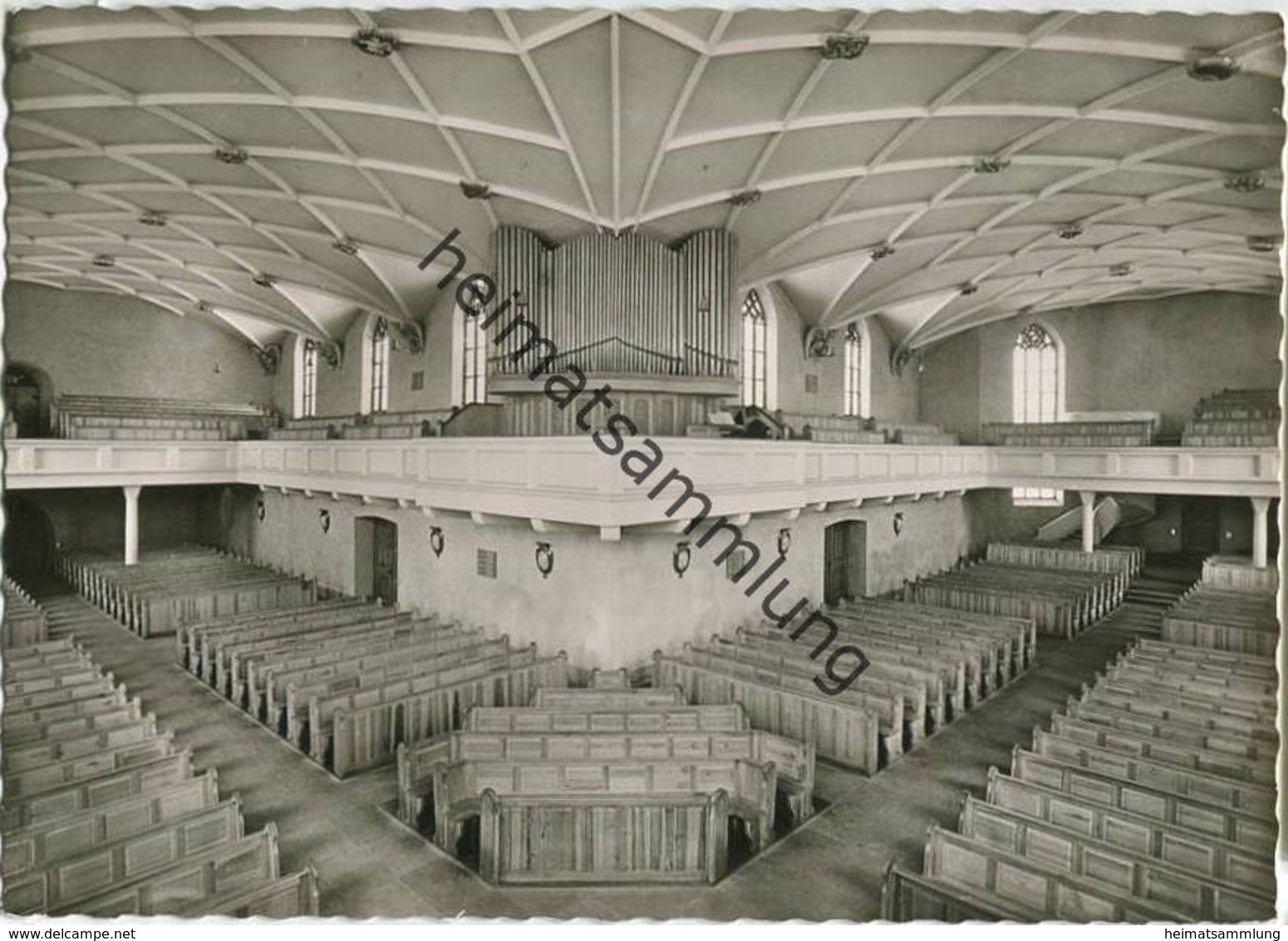 Freudenstadt - Ev. Stadtkirche - Orgeleck - Foto-AK Grossformat - Verlag Fiedler Freudenstadt - Kirchen U. Kathedralen