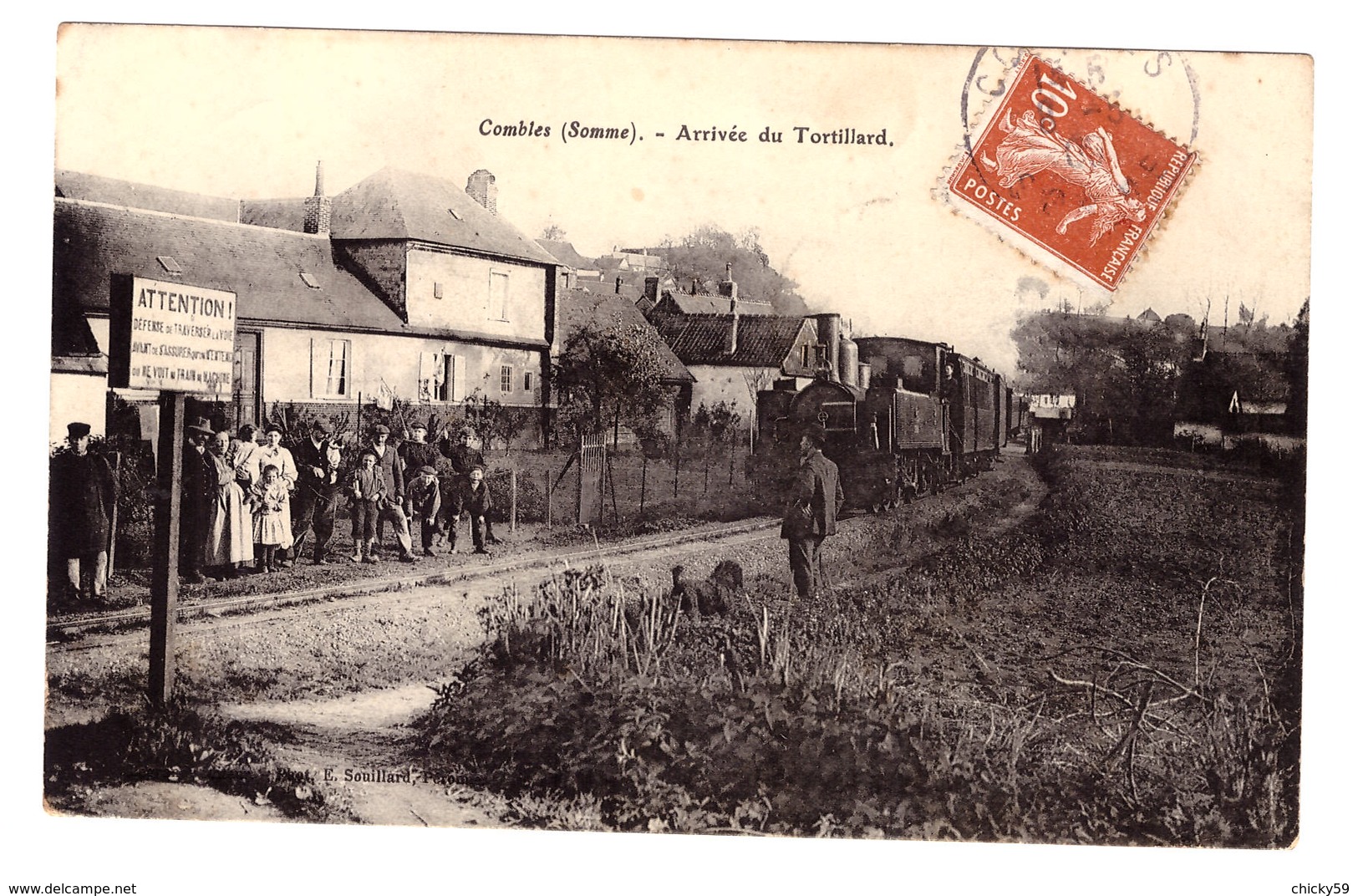 Combles Arrivée Du Tortillard - Sonstige & Ohne Zuordnung