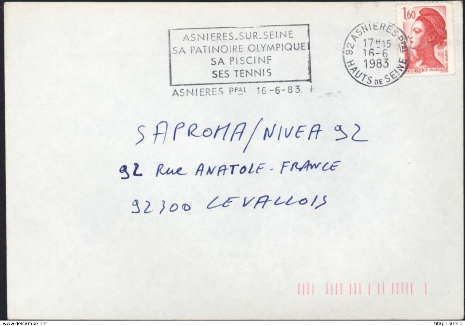 Enveloppe Illustrée Anti Militariste Antimilitariste Le Prix D'un Homme Jean Paul Giret YT Liberté Gandon 2187 Asnières - 1961-....