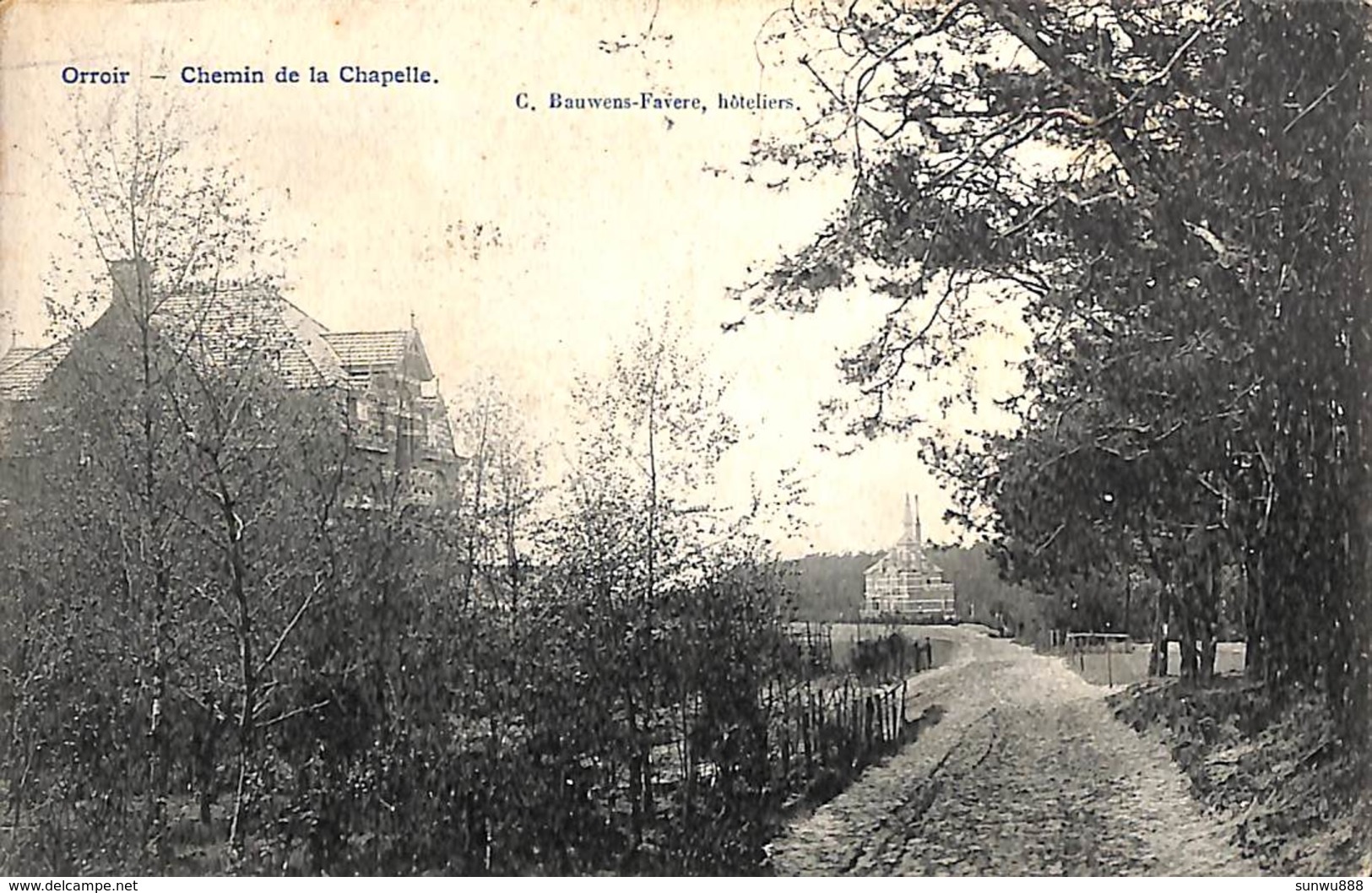 Orroir - Chemin De La Chapelle (C. Bauwens-Favere 1908) - Mont-de-l'Enclus