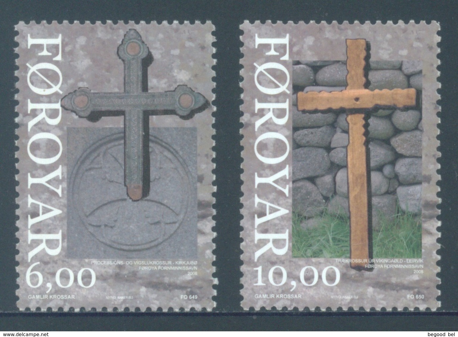 FEROE -  MNH/*** LUXE - 2008 - ART - Yv  653-654 -  Lot 18316 - Féroé (Iles)