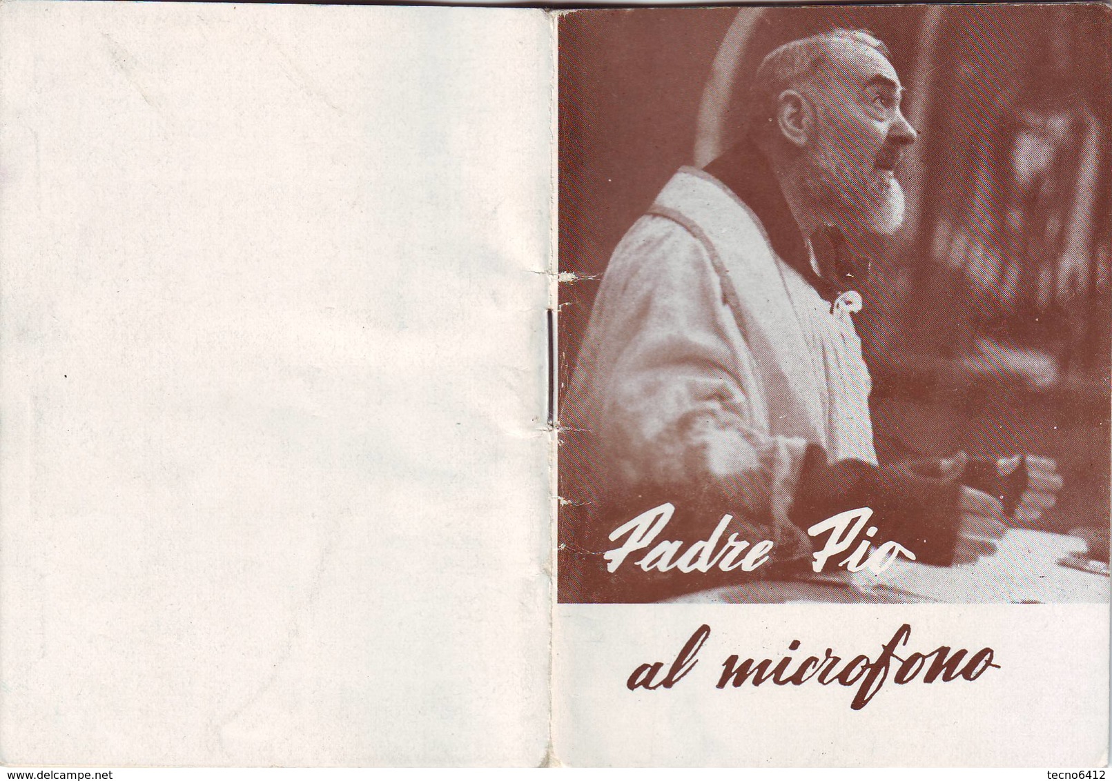 44)librettino Religioso Padre Pio Al Microfono - Godsdienst