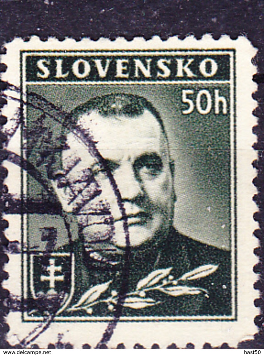 Slowakei Slovakia Slovaquie - Jozef Tiso (MiNr: 67) 1939 - Gest Used Obl - Oblitérés