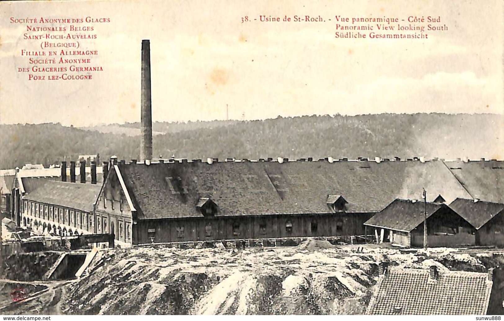 Saint-Roch Auvelais - Usines, Glaceries - Lot 9 Cartes (top Animation 1925) Voir Scans. - Sambreville