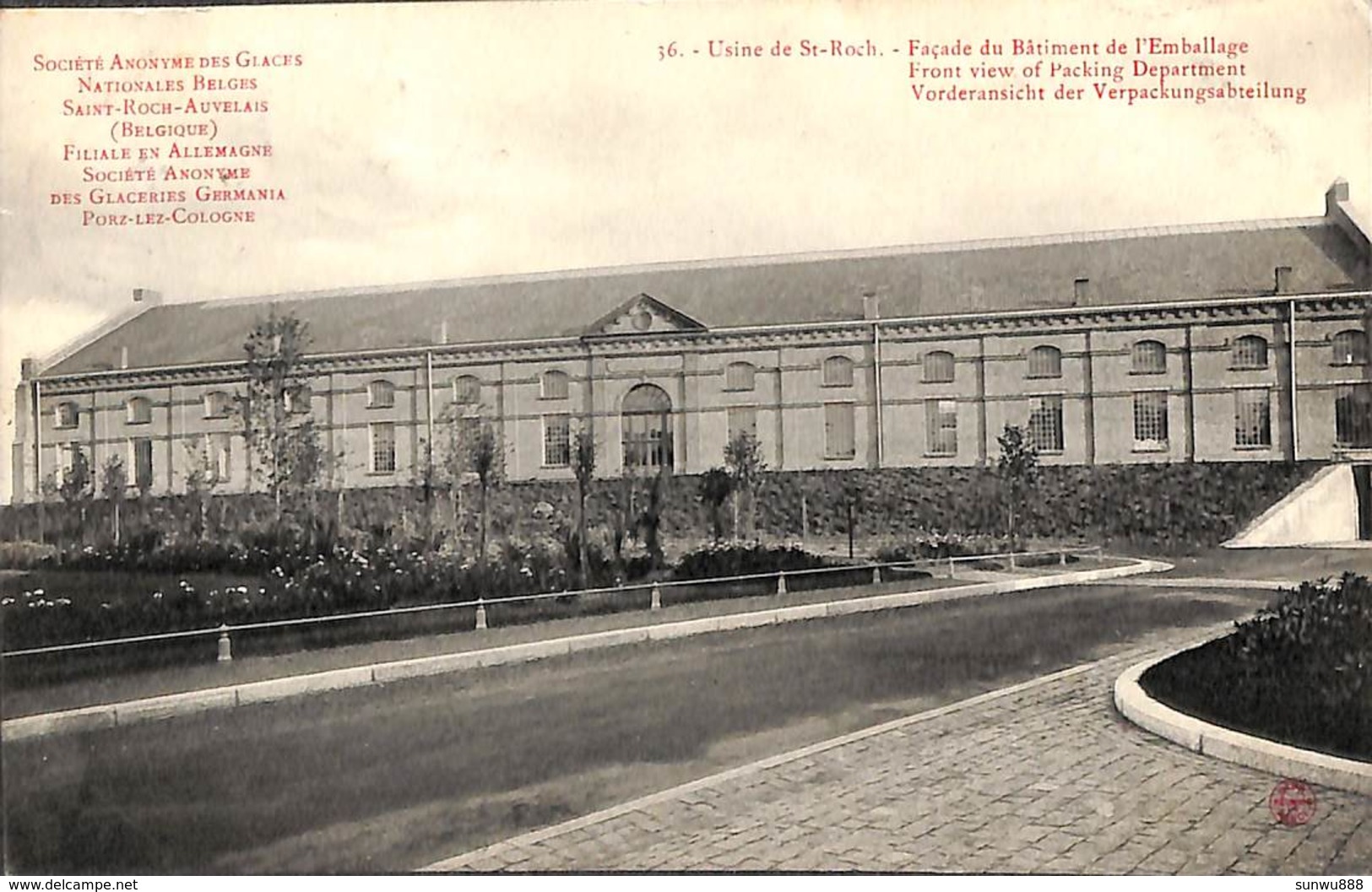 Saint-Roch Auvelais - Usines, Glaceries - Lot 9 cartes (top animation 1925) Voir scans.