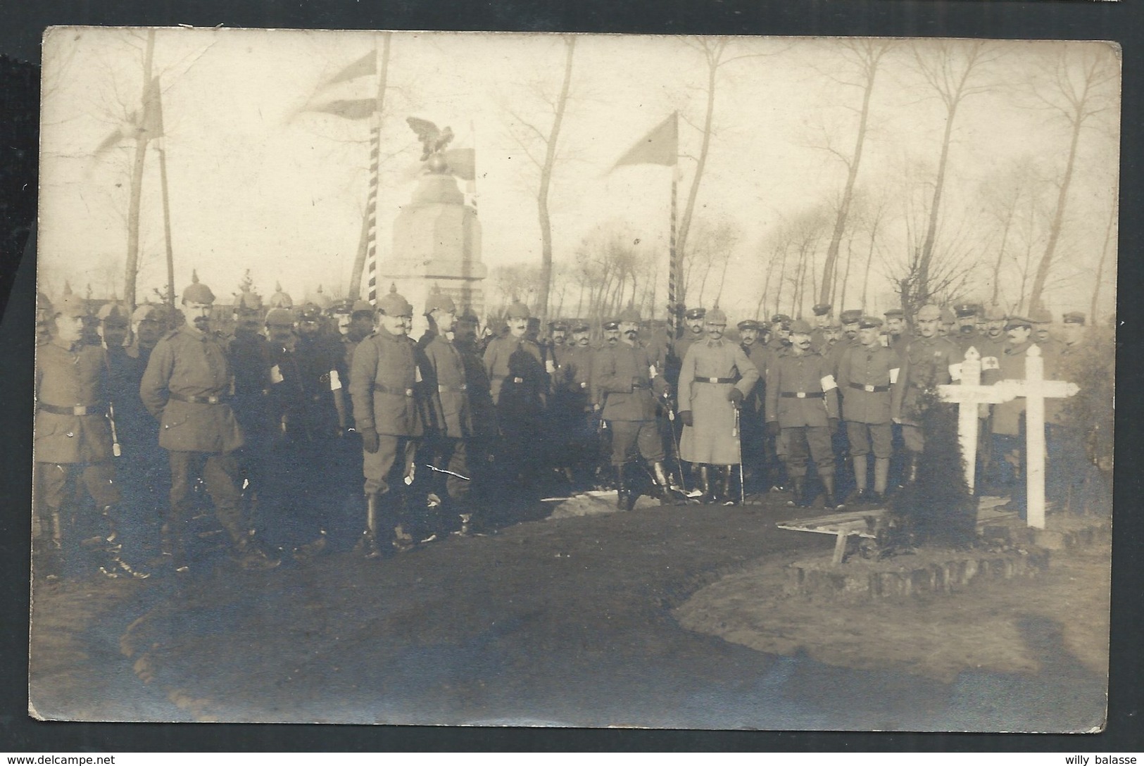 +++ CPA - Photo Carte - Foto Kaart - LEDEGHEM - LEDEGEM - Guerre - Soldats - Armée Militaria   // - Ledegem