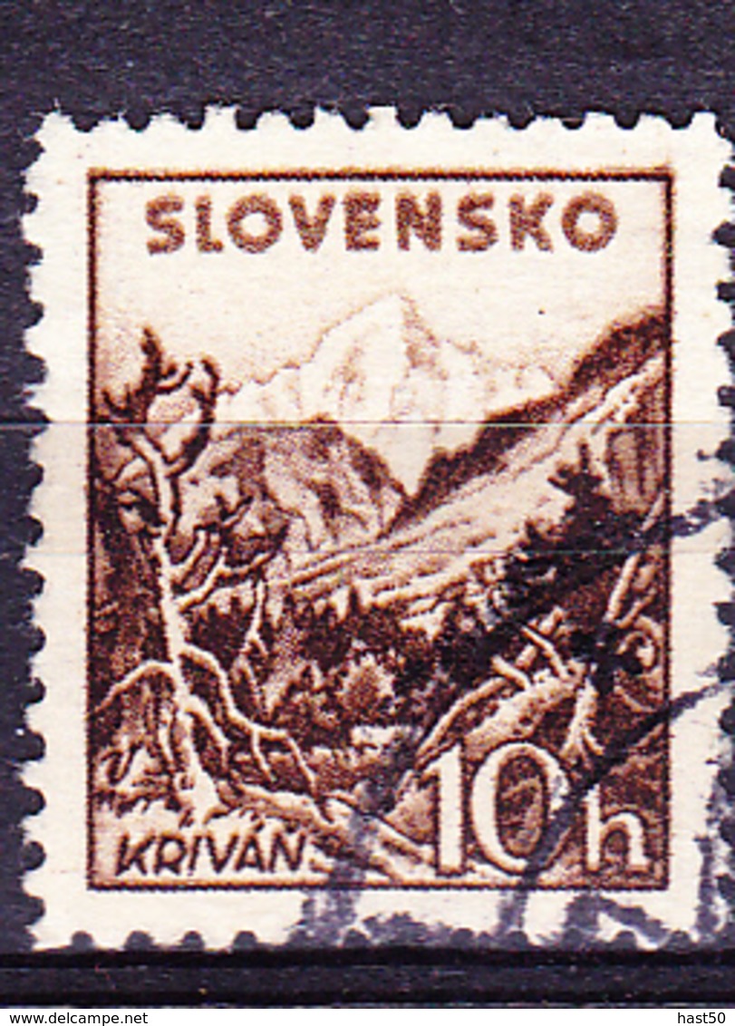 Slowakei Slovakia Slovaquie - Landschaften (Bildformat 17x21 Mm) (MiNr: 72) 1940 - Gest Used Obl - Oblitérés