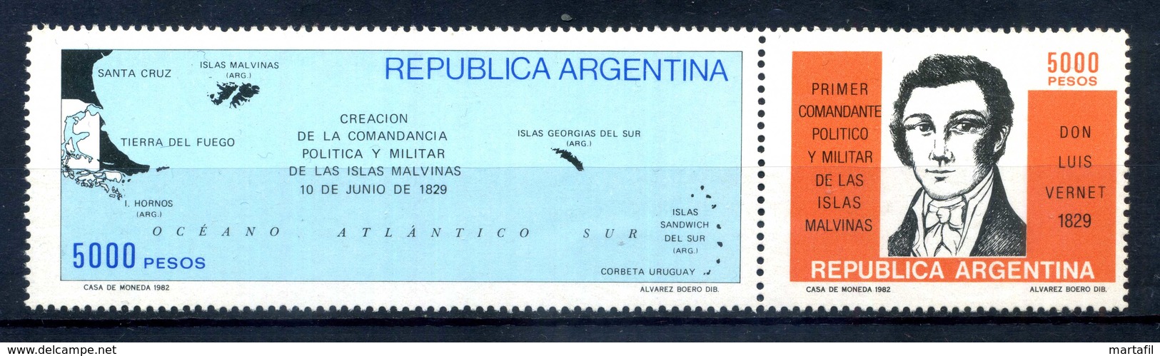 1982 ARGENTINA SET MNH ** - Nuovi