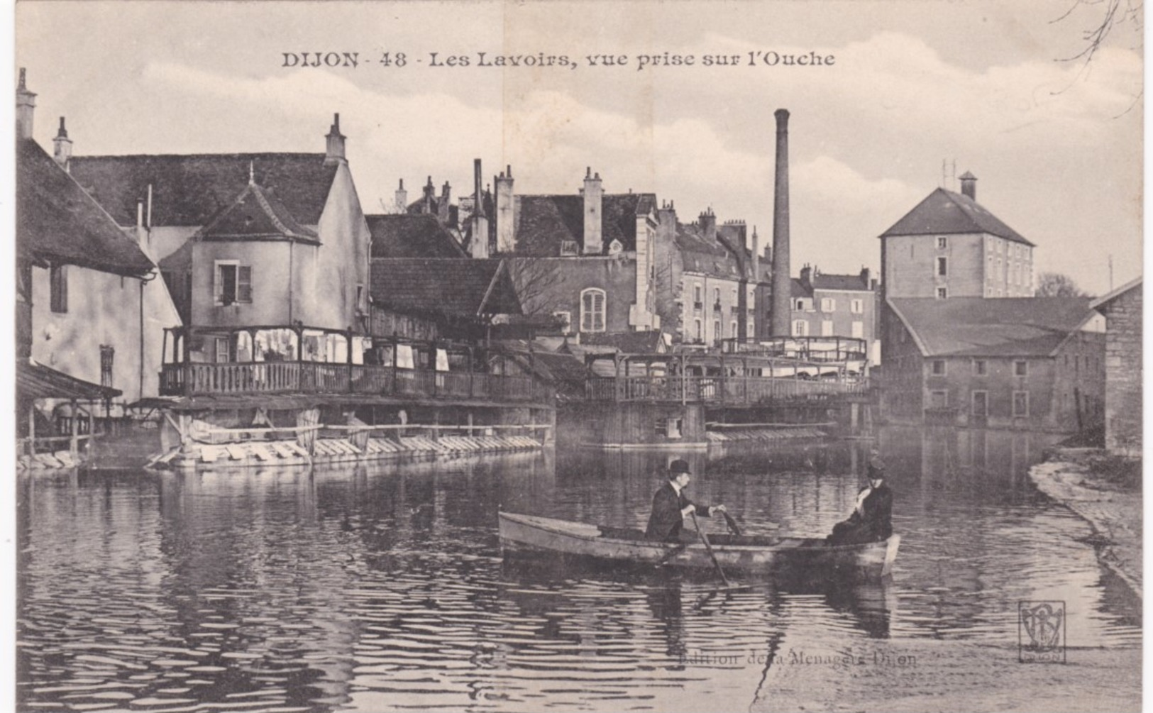 21 Côte D'Or - DIJON - Les Lavoirs - Barque Sur L'Ouche - Dijon