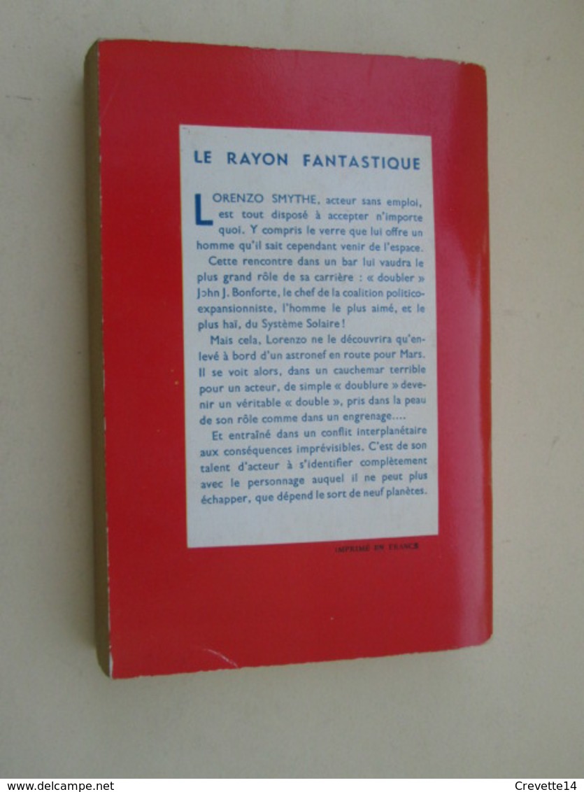 SF002 : LIVRE FORMAT POCHE / LE RAYON FANTASTIQUE N° ? / DOUBLE ETOILE / ROBERT HEINLEIN - Hachette Point Rouge