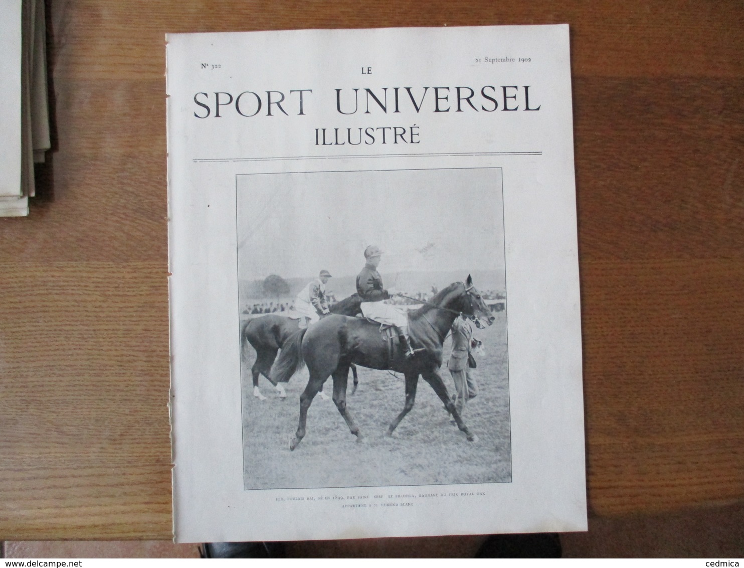 LE SPORT UNIVERSEL ILLUSTRE N°322 21 SEPTEMBRE 1902 LE RAID BRUXELLES-OSTENDE,CONCOURS HIPPIQUE DE SPA ET DE LA ROCHELLE - 1900 - 1949