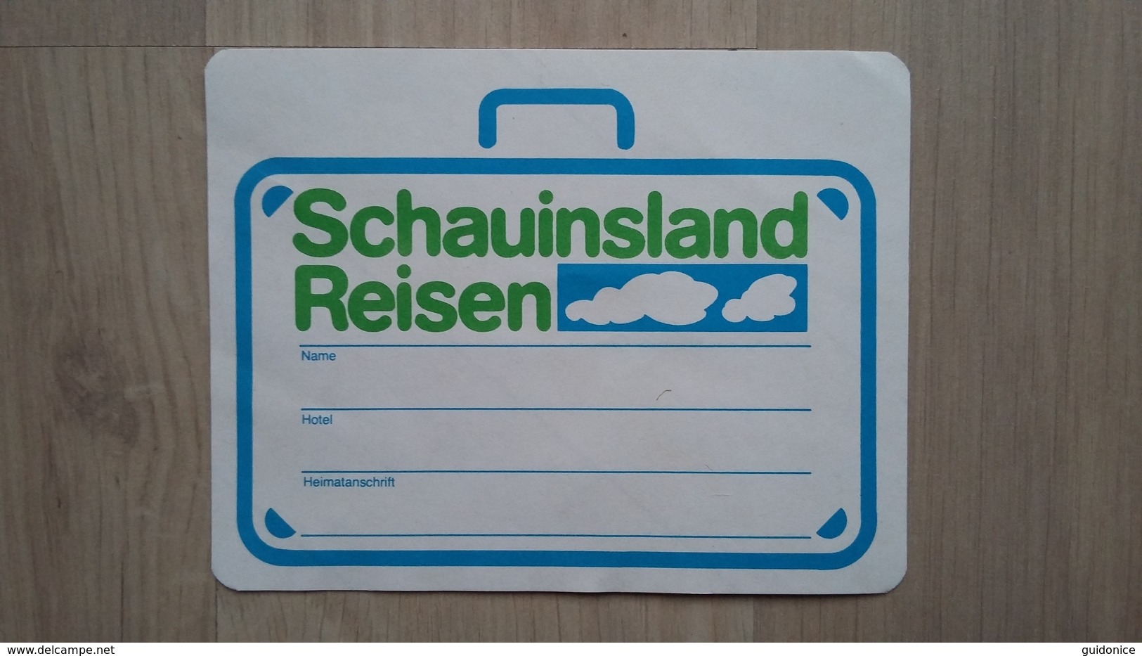 Koffer-Aufkleber Eines Reiseanbieters (Schauinsland Reisen) Aus Deutschland - Stickers