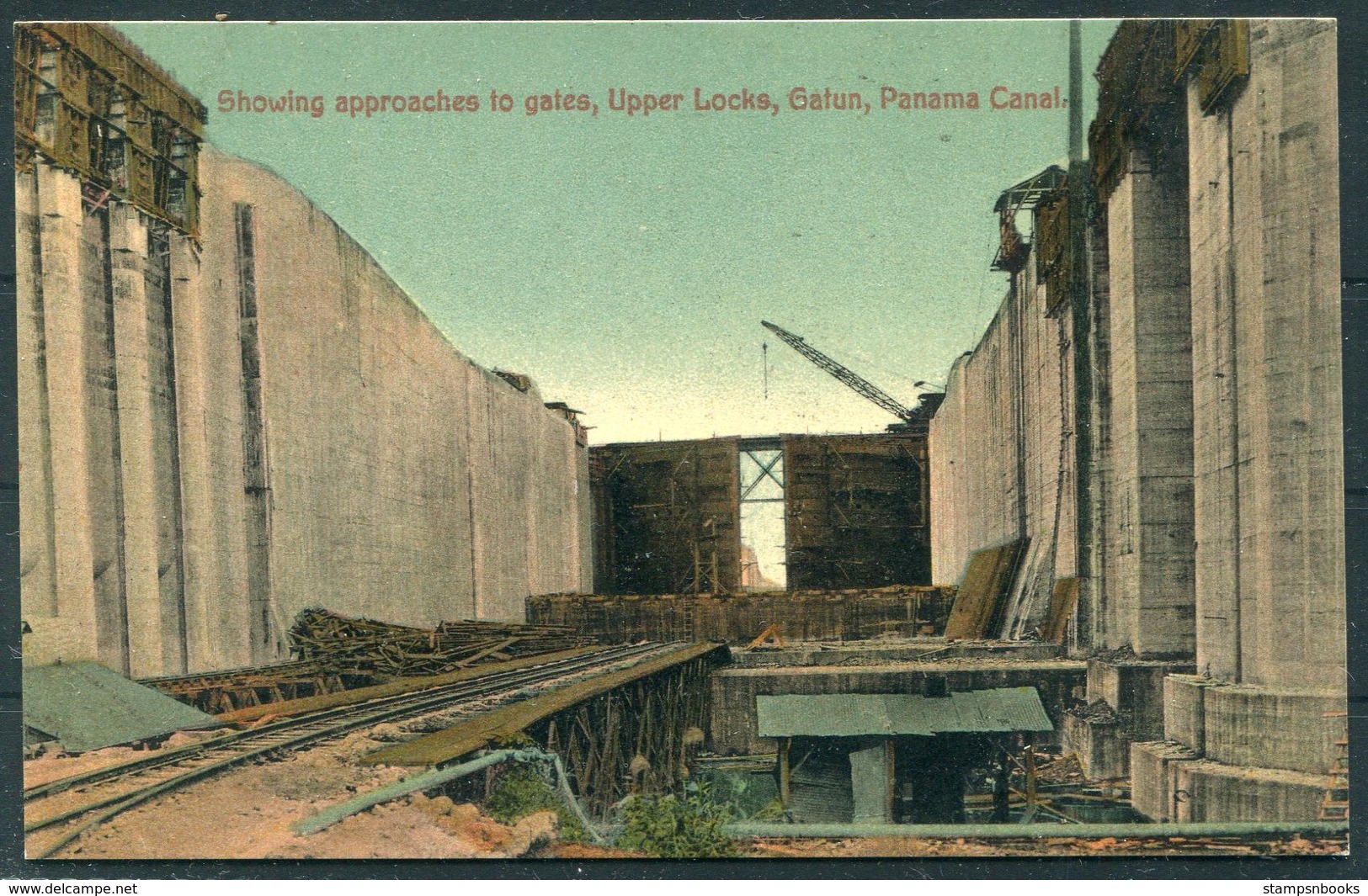 Panama Canal Postcard. - Peru