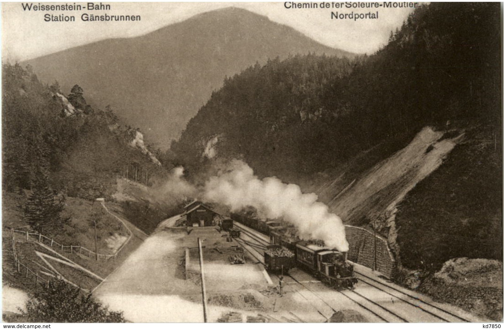 Weissenstein Bahn - Chemin De Fer Soleure Moutier - Moutier