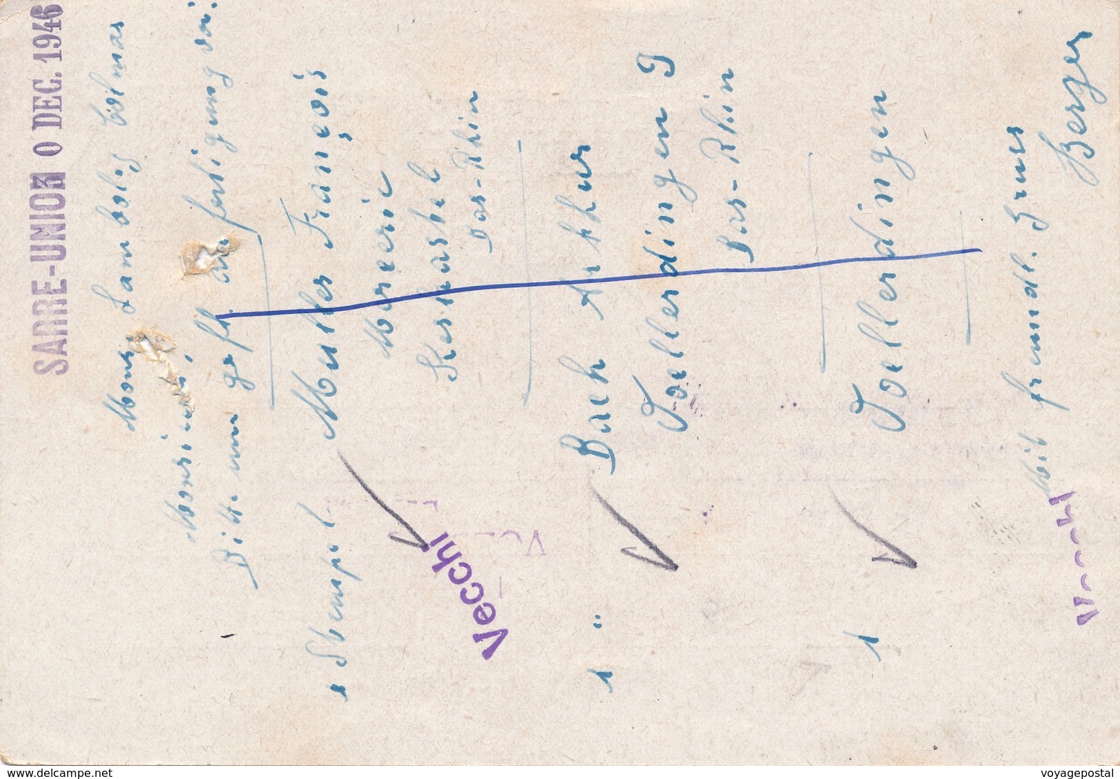 Entier Iris, Mazelin, Mercure Hexagonal Lapoutroie Groupe Cantonal Haut Rhin Pour Colmar - Standaardpostkaarten En TSC (Voor 1995)