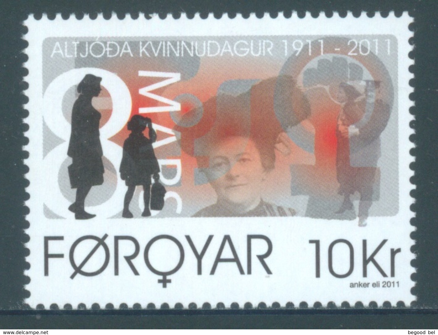 FEROE -  MNH/*** LUXE - 2011 - WOMAN DAY - Yv  712 -  Lot 18334 - Féroé (Iles)