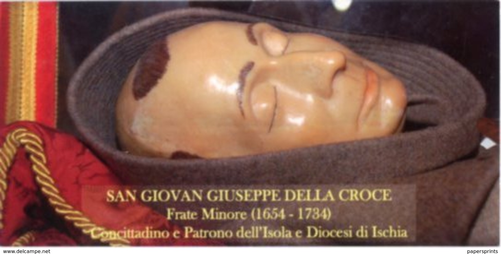 Ischia - Santino SAN GIOVAN GIUSEPPE DELLA CROCE Frate Minore - PERFETTO P84 - Religione & Esoterismo