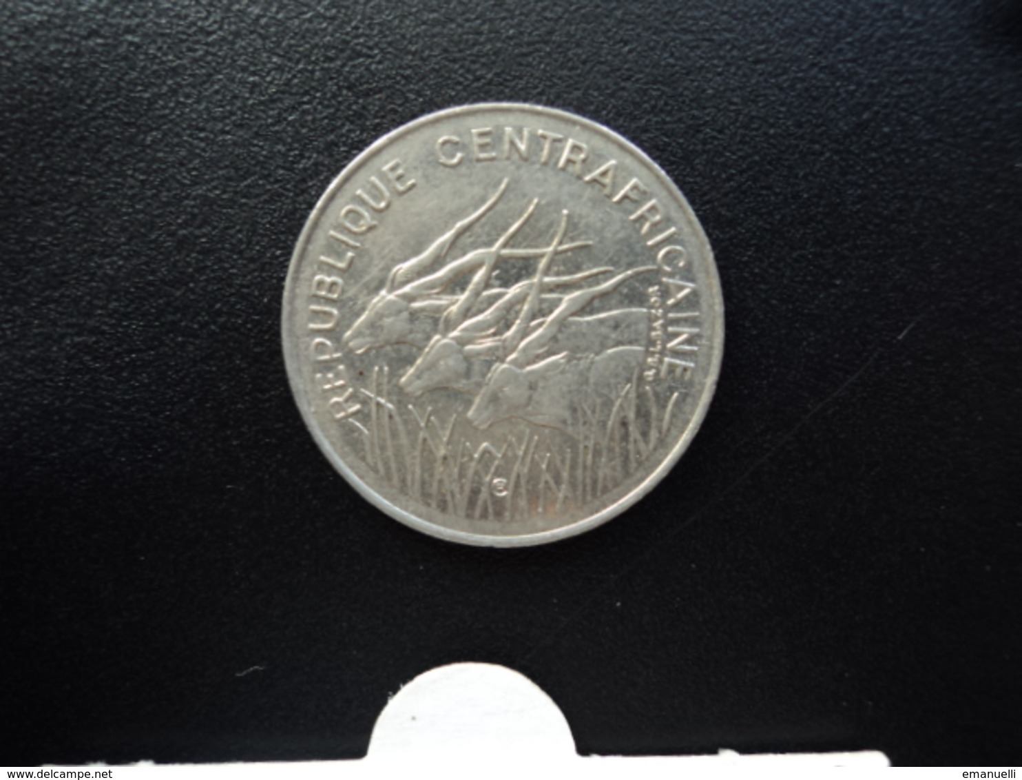 RÉPUBLIQUE CENTRAFRICAINE : 100 FRANCS   1975     KM 7    SUP - Zentralafrik. Republik