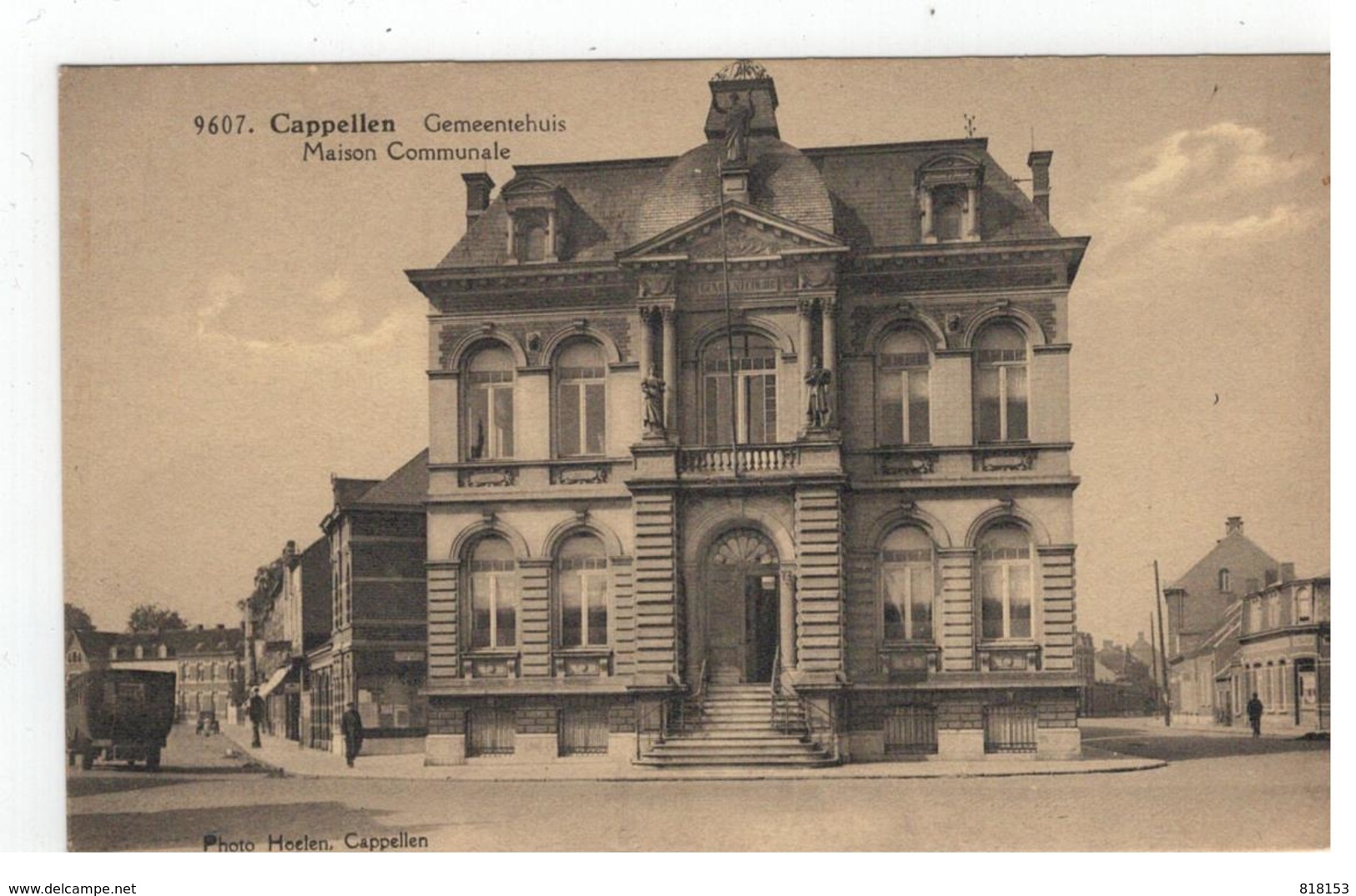 9607. Capellen  Gemeentehuis  Maison Communale Photo Hoelen - Kapellen