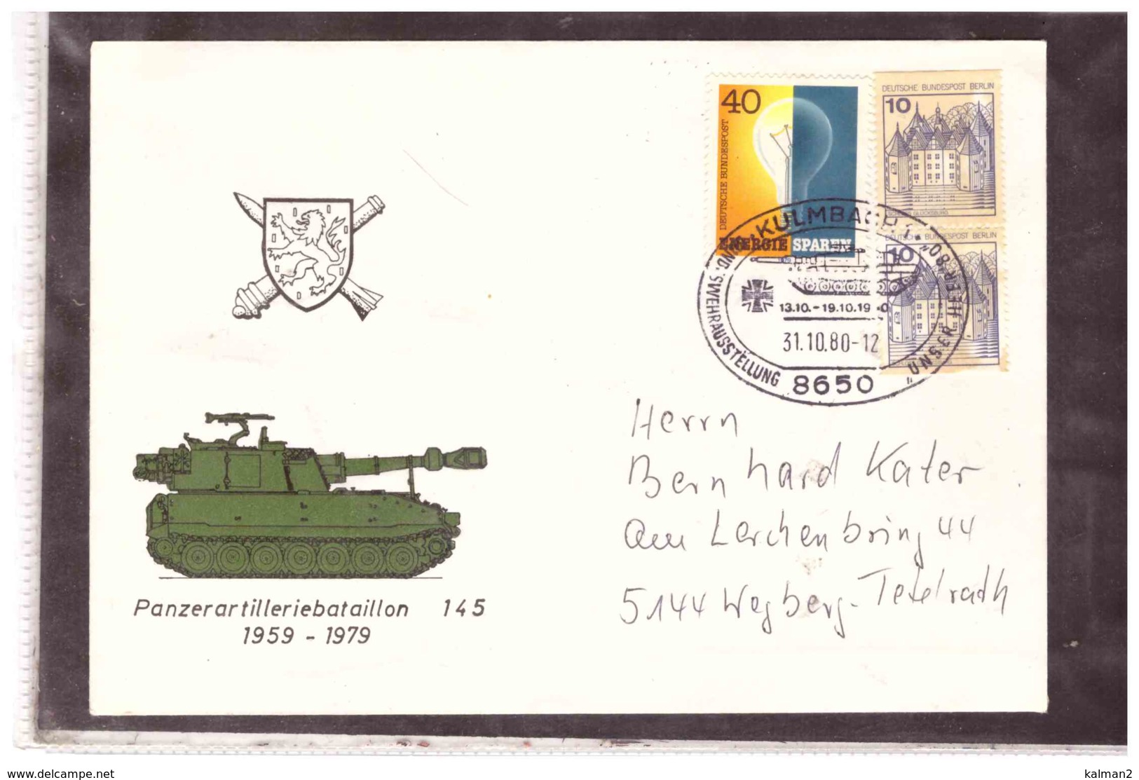 DE2282   -   KULMSBACH  31.10.1980      /     BUNDESWEHRAUSSTELLUNG " UNSER HEER 80 " - Militaria