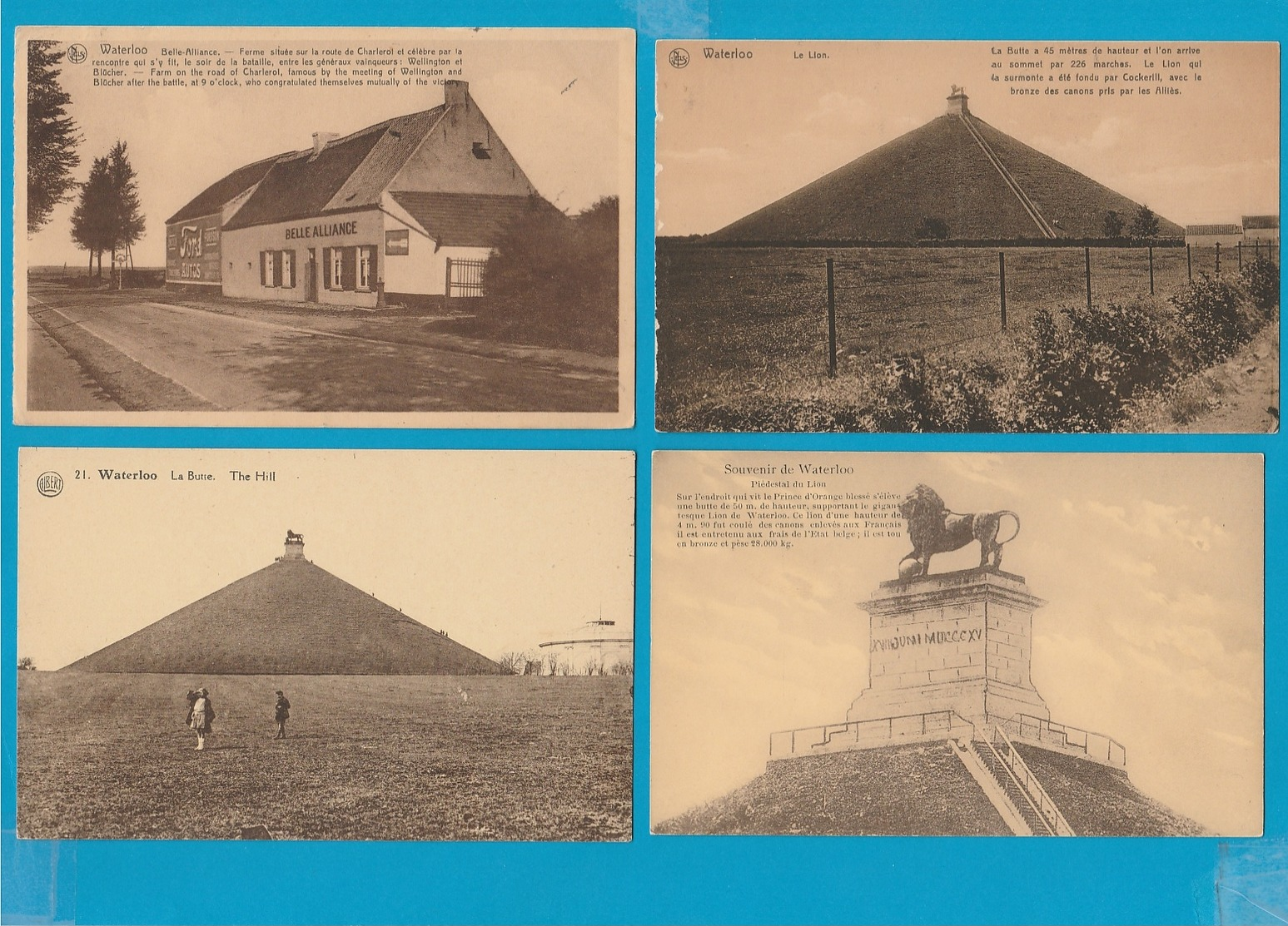 BELGIË Waterloo, Lot Van 62 Postkaarten, Cartes Postales - 5 - 99 Postkaarten