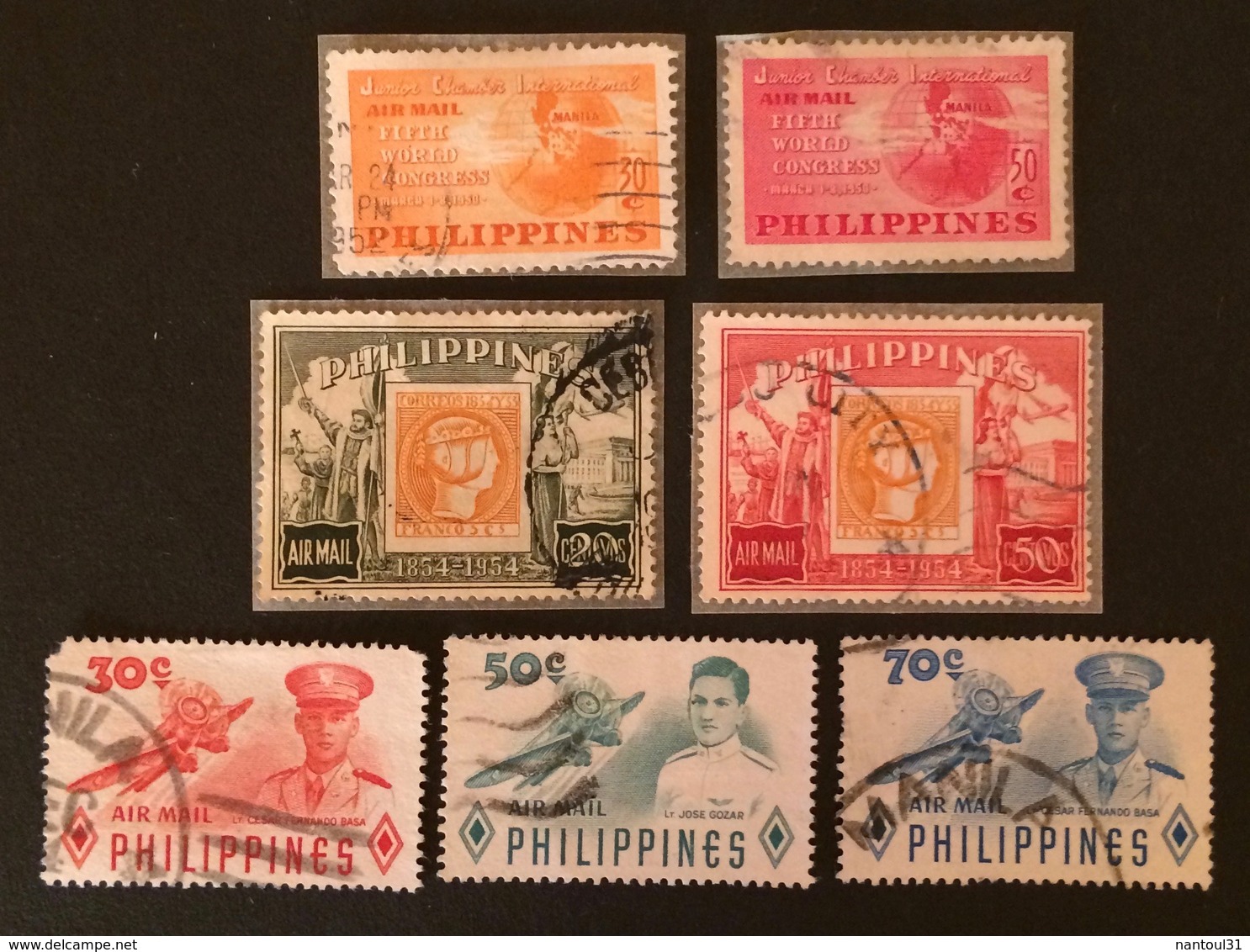 PHILIPPINES Poste Aérienne YT 1950 à 1956 - Philippines