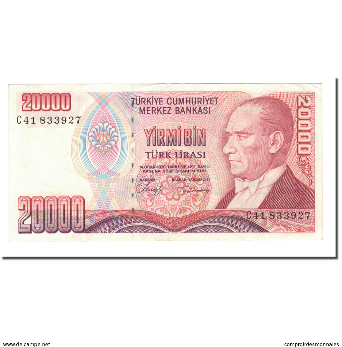 Billet, Turquie, 20,000 Lira, 1988, L.1970, KM:201, SUP+ - Turquie