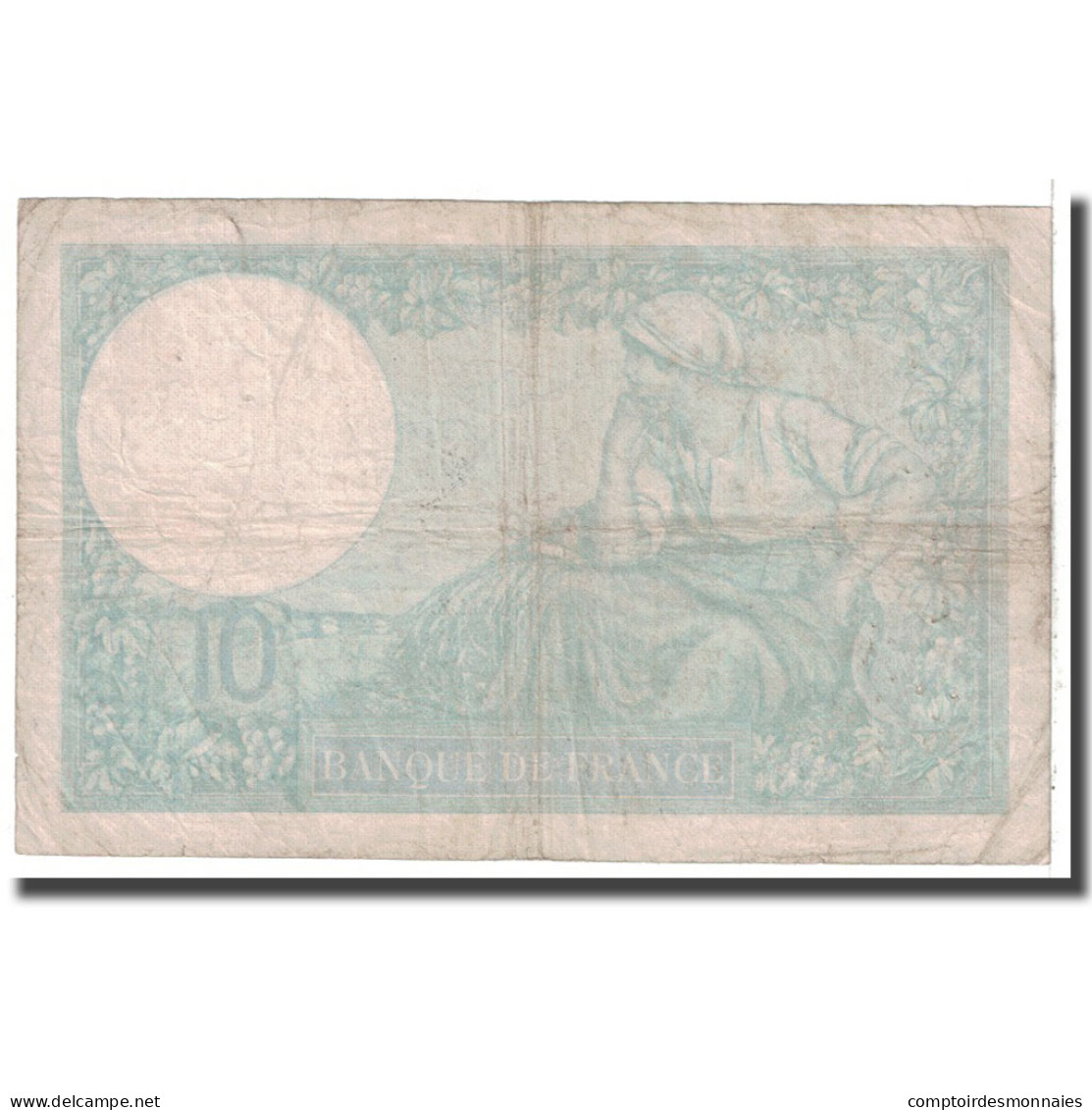 France, 10 Francs, 1939, 1939-10-12, B, Fayette:7.11, KM:84 - 10 F 1916-1942 ''Minerve''