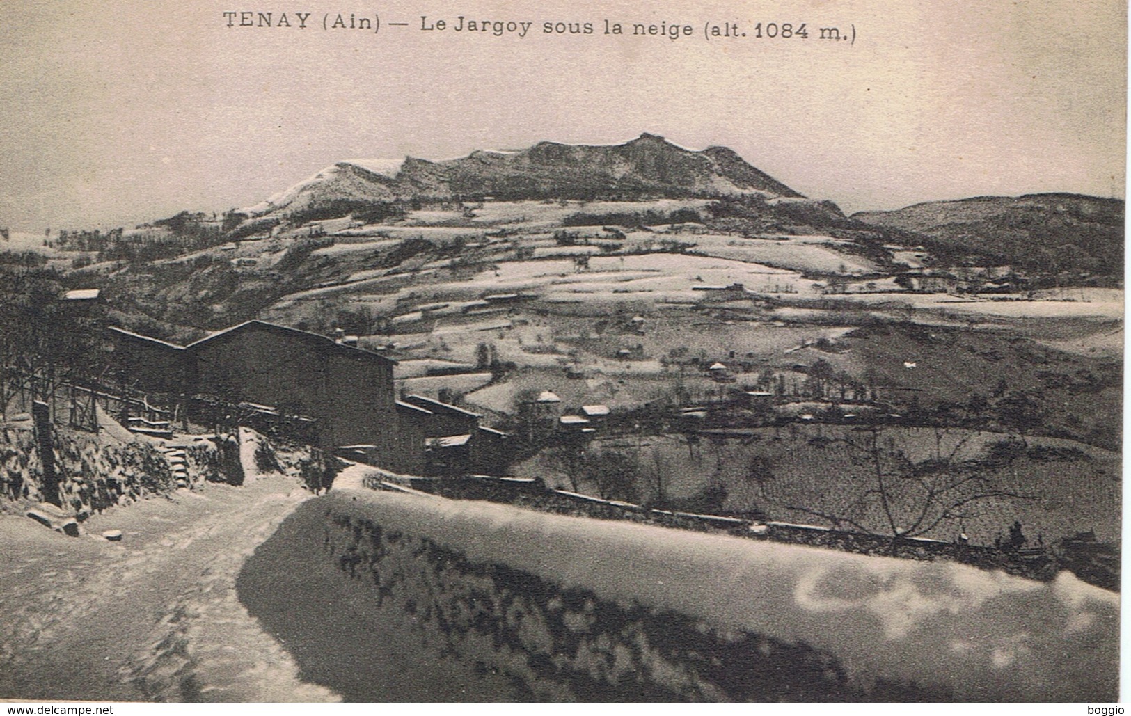 TENAY Le Jargoy Sous La Neige (alt. 1084 M) CPA - Zonder Classificatie