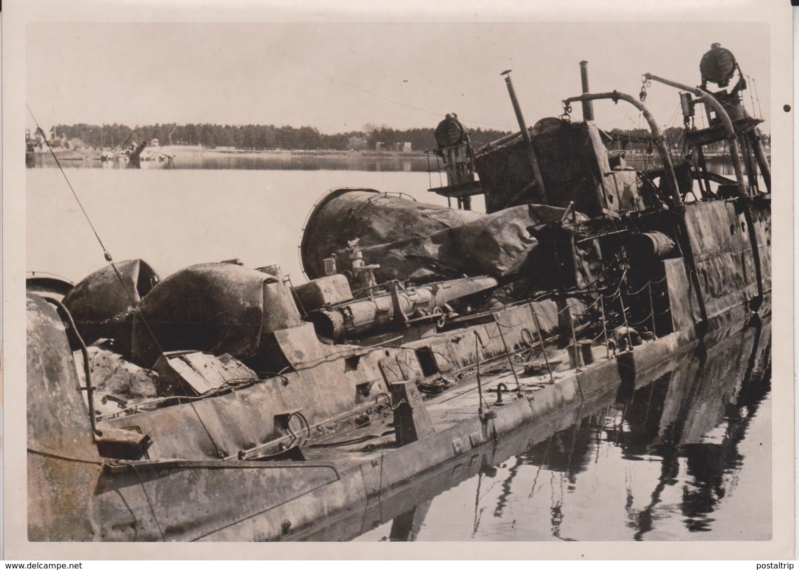 SOWJET RUSSISCHE ZERSTORER LENIN  OSTSEEHAFEN DER UDSSR  FOTO DE PRESSE WW2 WWII WORLD WAR 2 WELTKRIEG Aleman Deutchland - Guerra, Militares