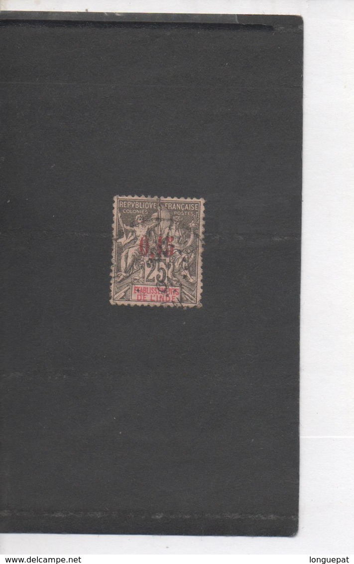 INDE - Type De  1892 Surcharge Carmin - Used Stamps