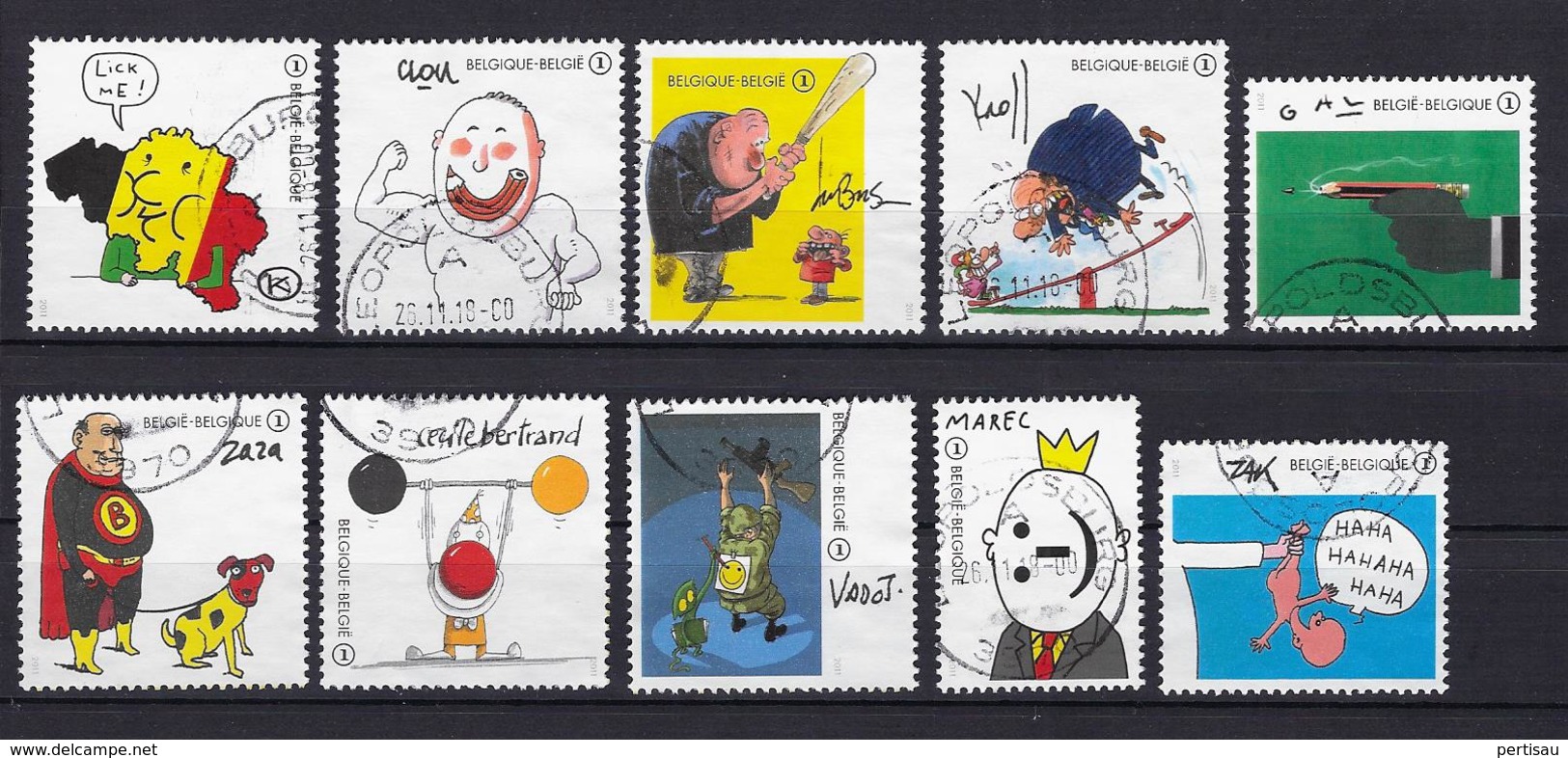 Humor - Used Stamps