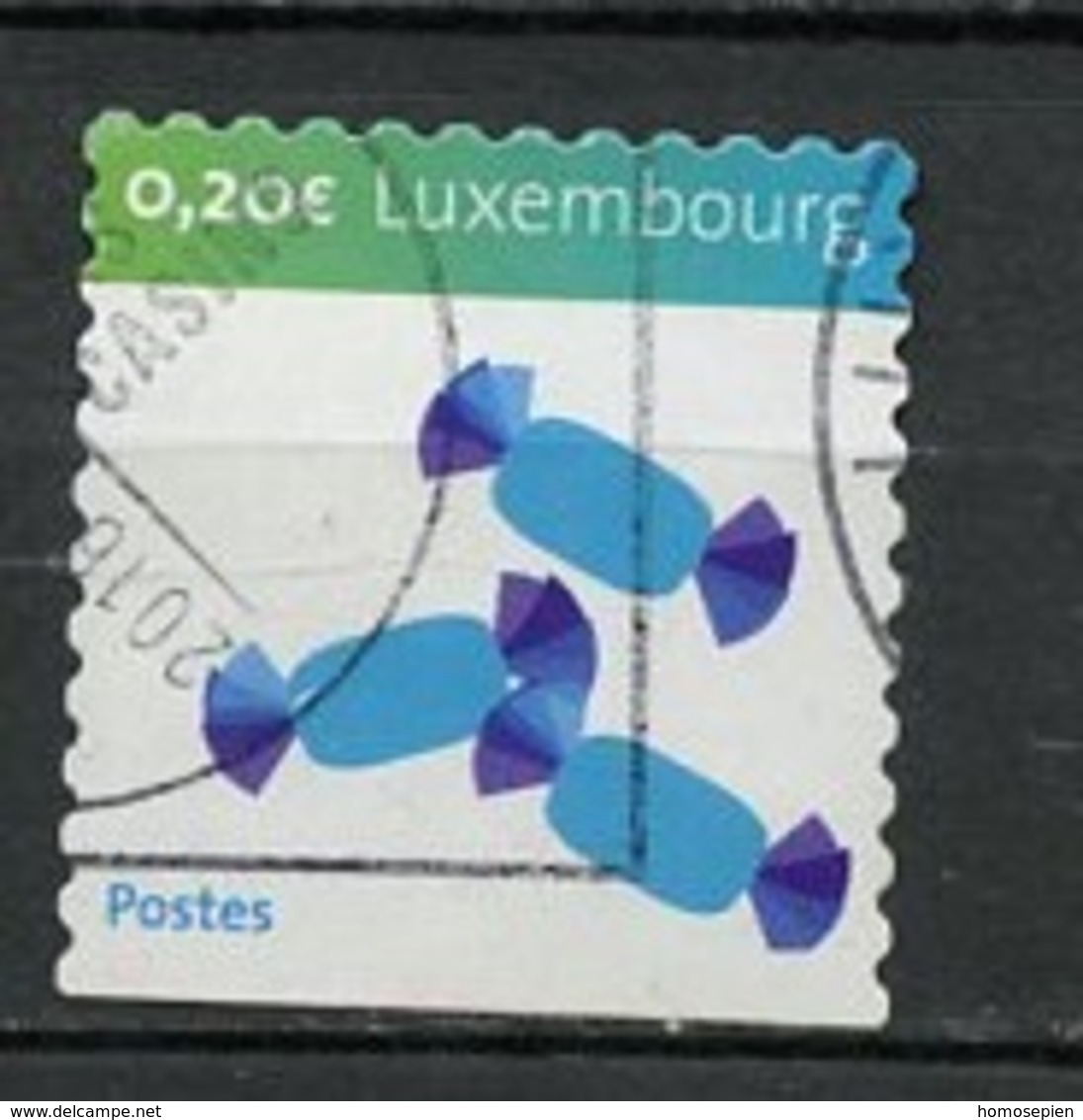 Luxembourg - Luxemburg 2008 Y&T N°1754 - Michel N°1810 (o) - 0,20€ Bonbons - Used Stamps